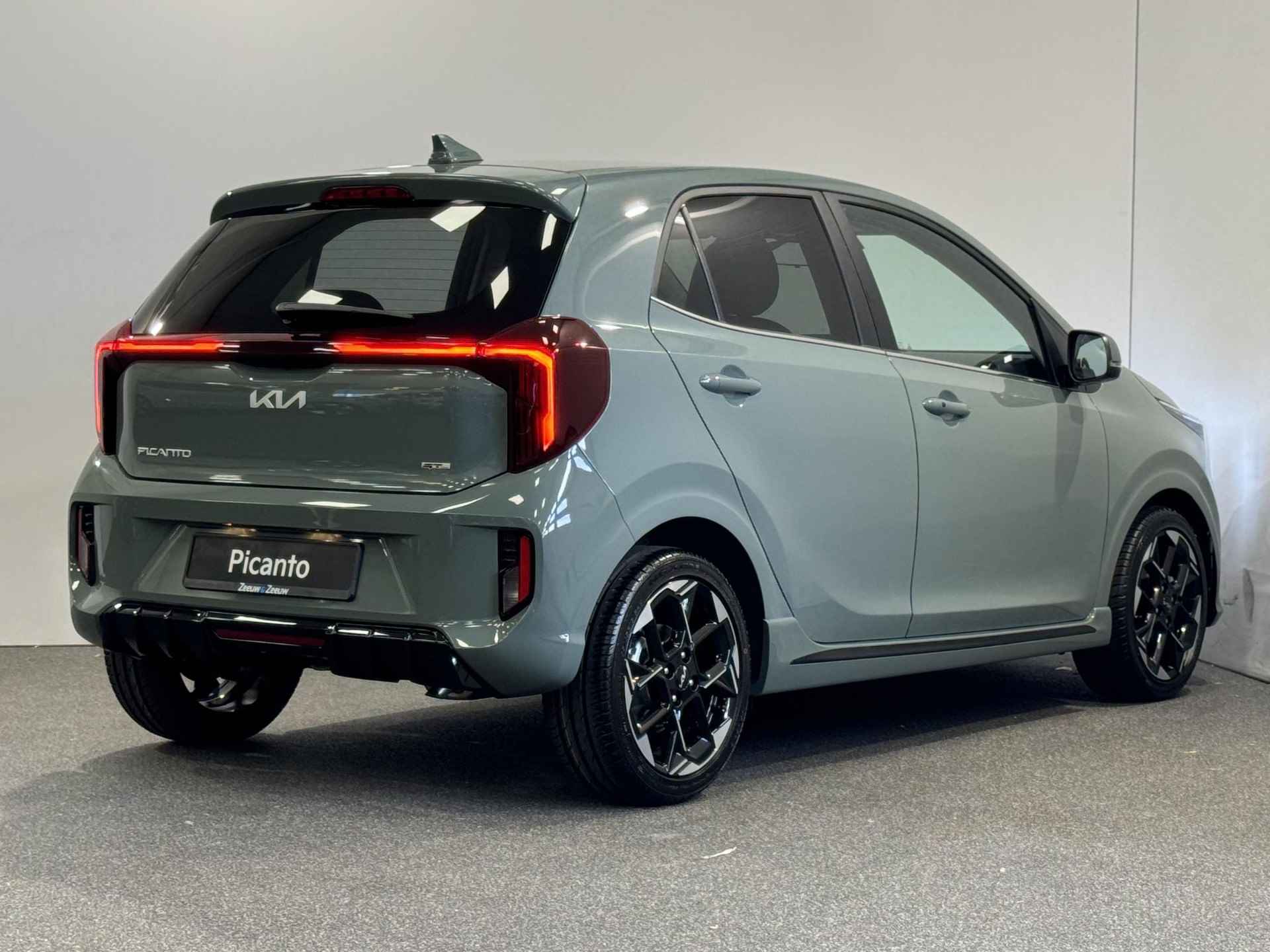 Kia Picanto 1.0 DPI GT-Line | €1.000 inruilvoordeel | Private lease vanaf €364,- p.m. | Apple Carplay & Android Auto | Schuifdak | Stoel & Stuurverwarming | Keyless Entry | Bel & bestel bij KIA Leiderdorp 071 760 06 00 | - 6/34