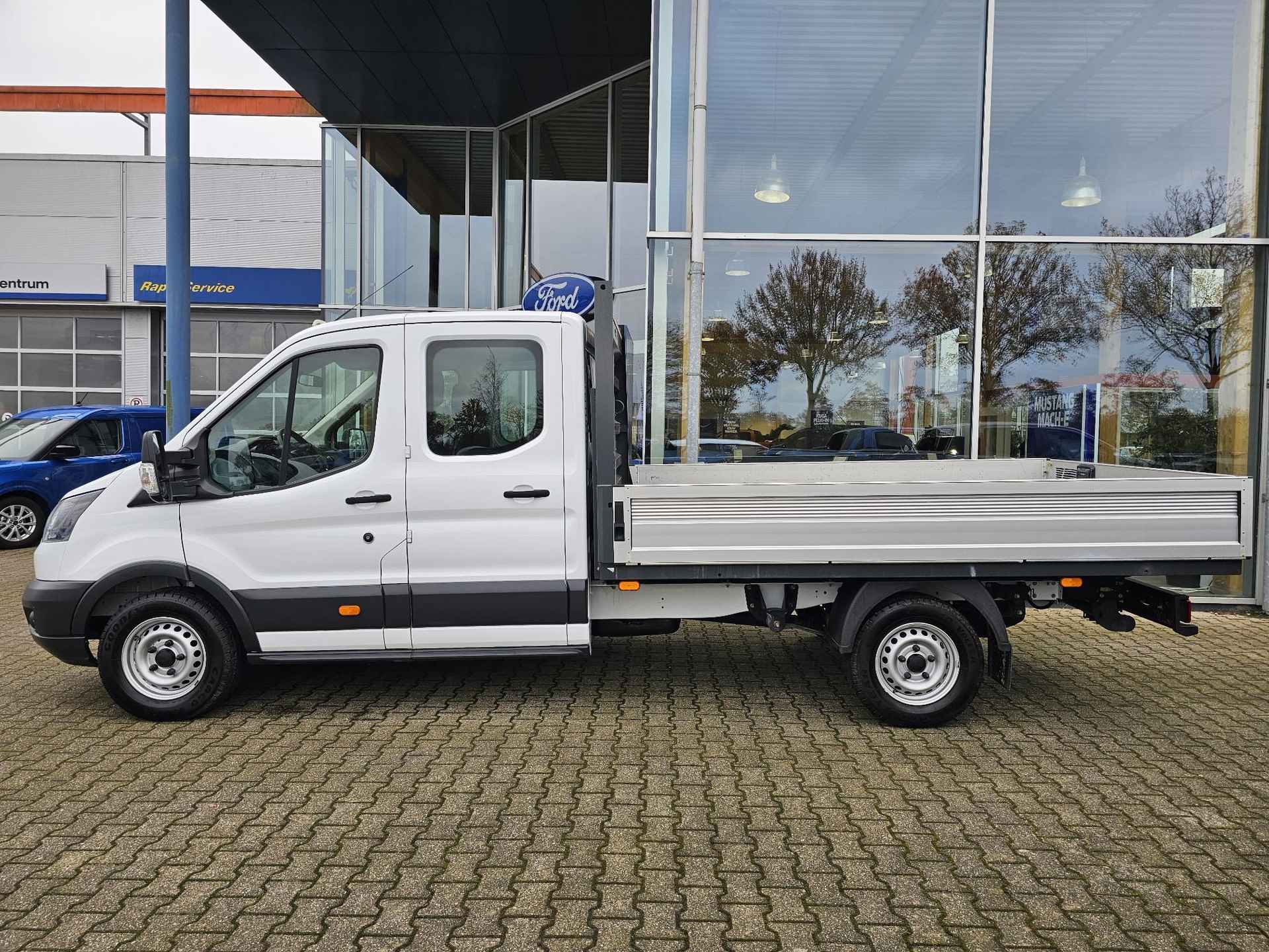 Ford Transit 350 2.0 TDCI L4H1 DC Trend | Dubbele Cabine | 7-zits | Trekhaak | USB | Bluetooth | Stuurwielbediening | Nette auto! - 3/21