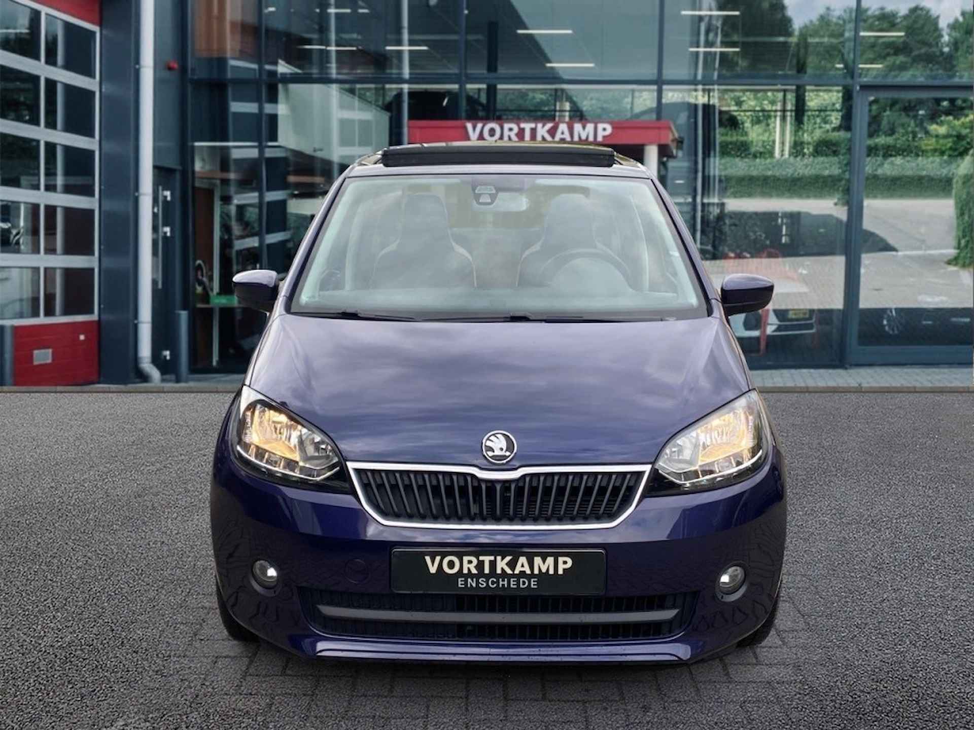 SKODA Citigo 1.0 GREENTECH STYLE AUTOMAAT! PANO-DAK/CRUISE/STOELVERW/PDC/BLUE - 2/21