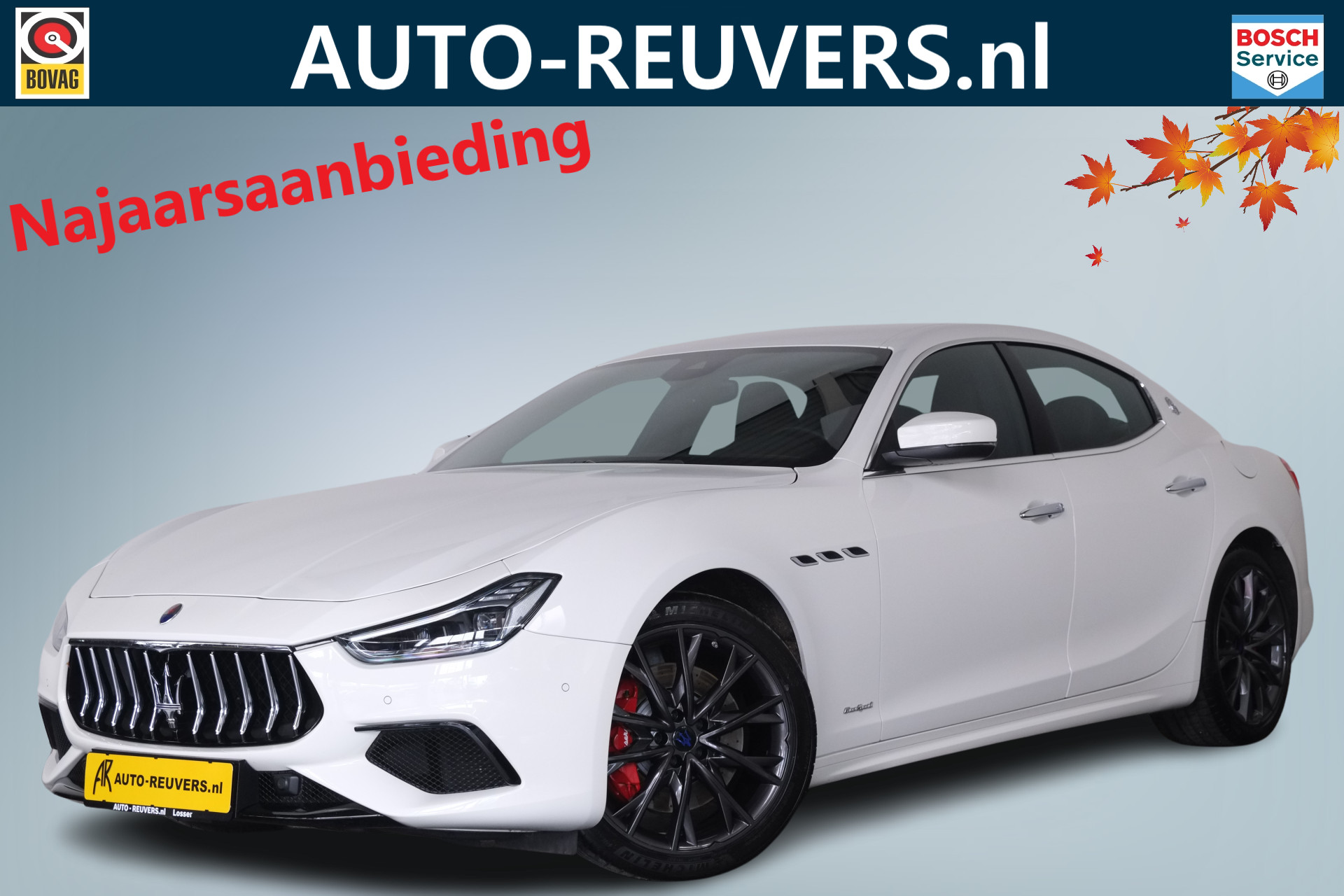 Maserati Ghibli S 3.0 V6 GranSport Navigatie / Stoelverwarming / Carplay / Cruise Control / Soft Close