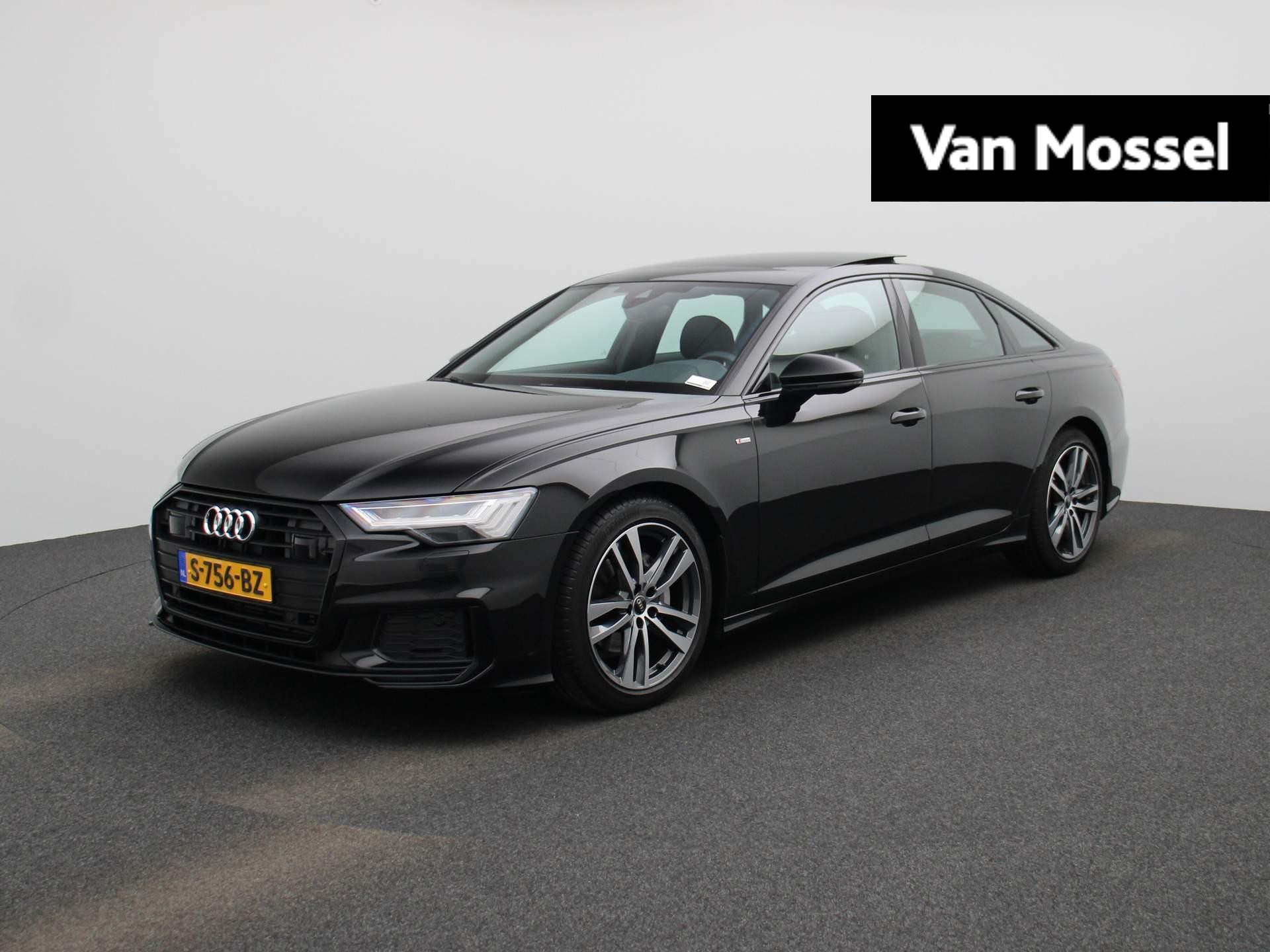 Audi A6 Limousine 40 TFSI S edition 204 PK  | Fabrieksgarantie | Automaat | Navigatie | Stoelverwarming vóór | Digitale matrix-LED | Achteruitrijcamera | Glazen panoramadak | Audi virtual cockpit plus | Audi smartphone interface | Lichtpakket plus ambient light | Optiekpakket zwart | Grotere brandstoftank | Assistentiepakket 'tour' | Hoogglans zwarte bedieningskn. | USB-laadpoorten achterin |