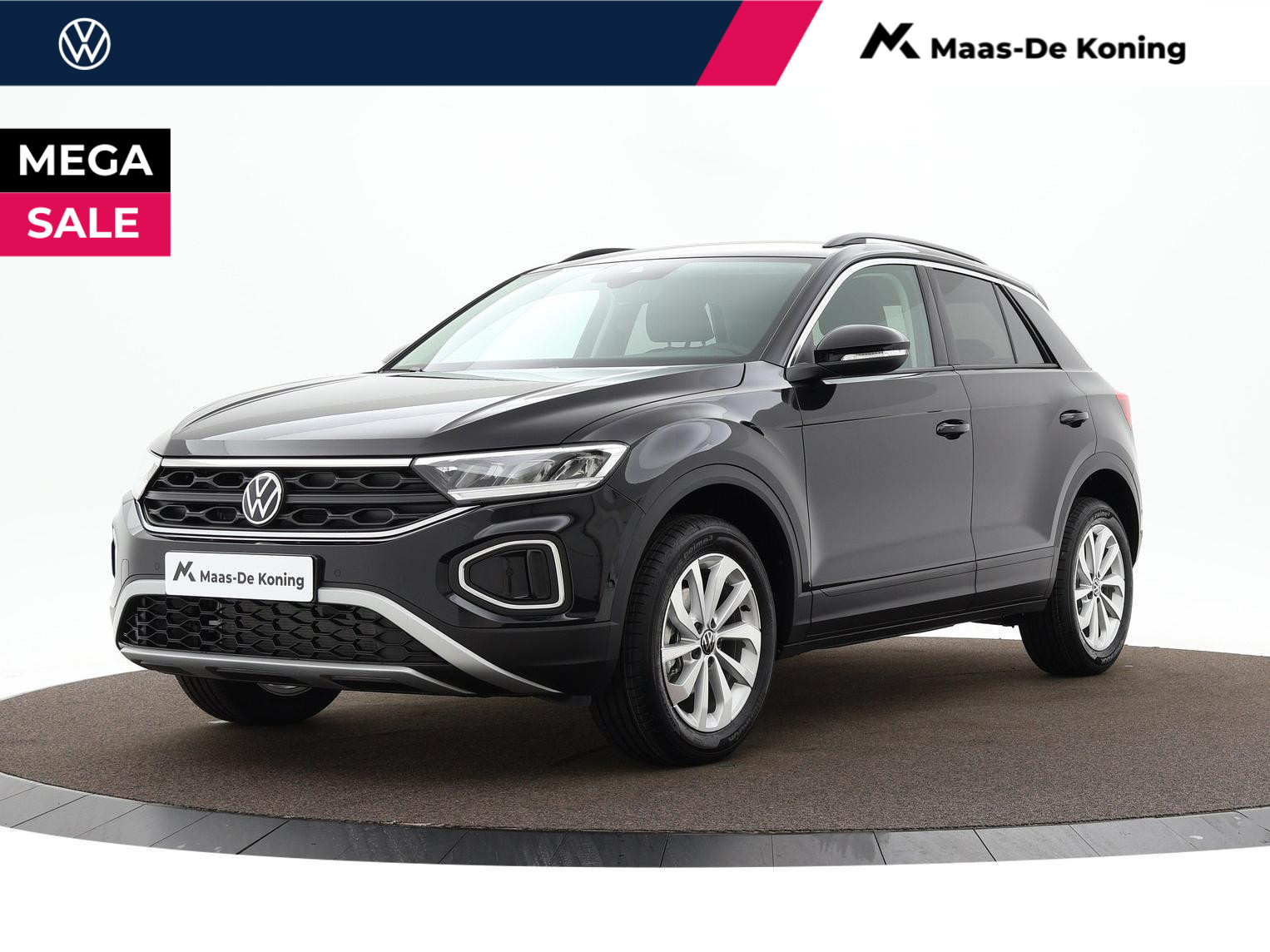 Volkswagen T-Roc Life Edition 1.0 TSI 116 pk 6 versn. Hand  · Airconditioning automatisch, 2-zone (climatronic) · Private lease € 528 per maand · MEGA Sale