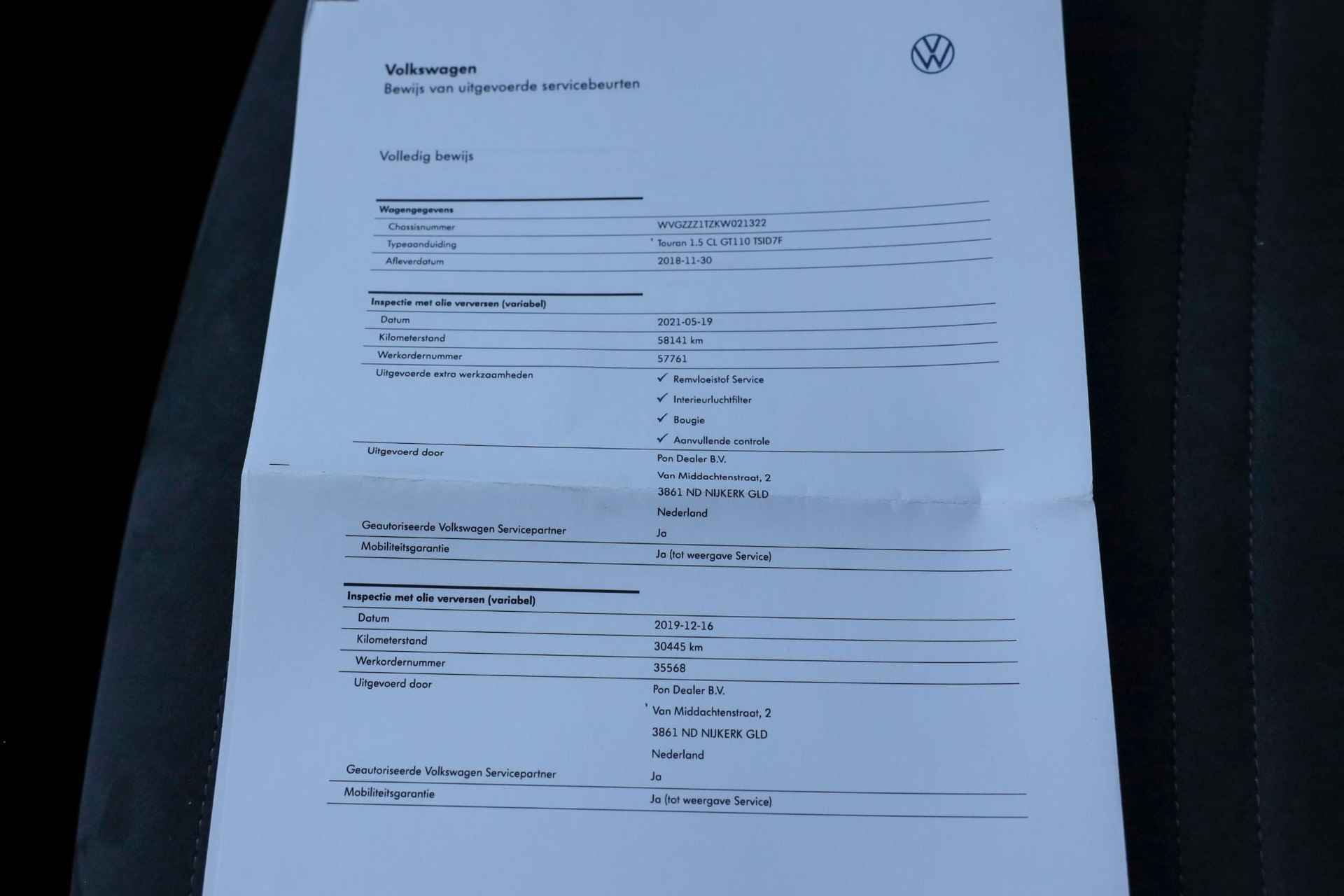 Volkswagen Touran 1.5 TSI DSG Comfortline 7p ✅ Carplay ✅ Stoelverwarming ✅ Camera - 38/40