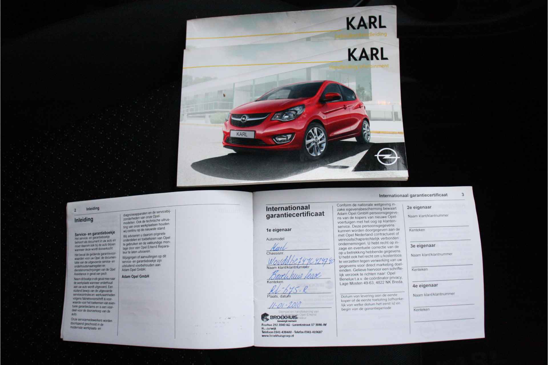 Opel KARL 1.0 75PK 5-DRS EDITION+ / AIRCO / LED / PDC / BLUETOOTH / CRUISECONTROL / 1E EIGENAAR / NIEUWSTAAT !! - 28/30
