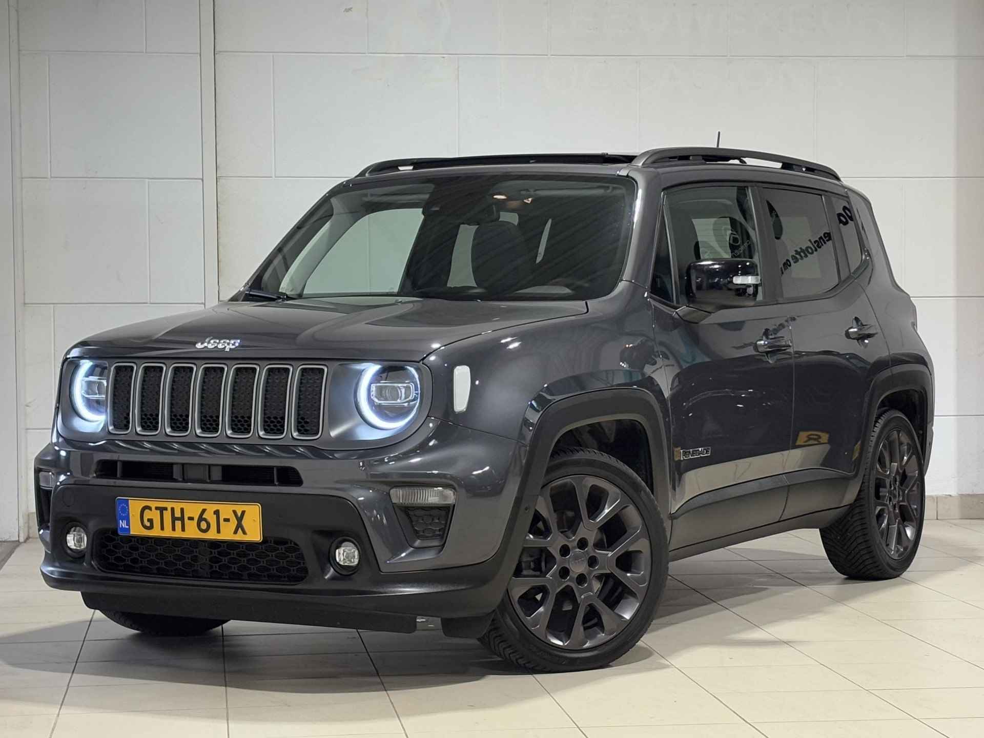 Jeep Renegade SUV 1.5T e-Hybrid S 130pk AUTOMAAT | SCHUIF/KANTELDAK | LEDER | NAVI | CAMERA | STOEL+STUURVERW. | KEYLESS ENTRY | ADAPTIVE CRUISE | FULL-LED KOPLAMPEN | - 3/62