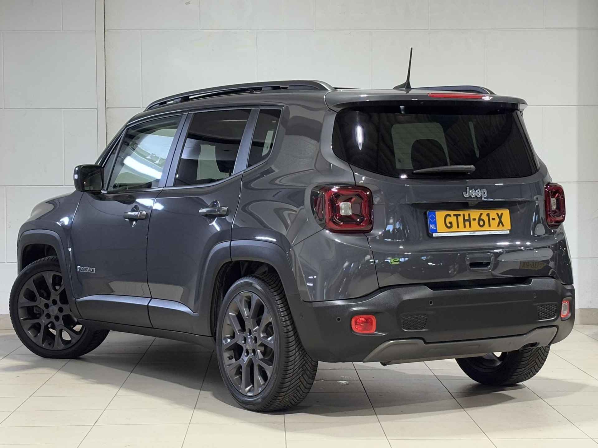 Jeep Renegade SUV 1.5T e-Hybrid S 130pk AUTOMAAT | SCHUIF/KANTELDAK | LEDER | NAVI | CAMERA | STOEL+STUURVERW. | KEYLESS ENTRY | ADAPTIVE CRUISE | FULL-LED KOPLAMPEN | - 9/62