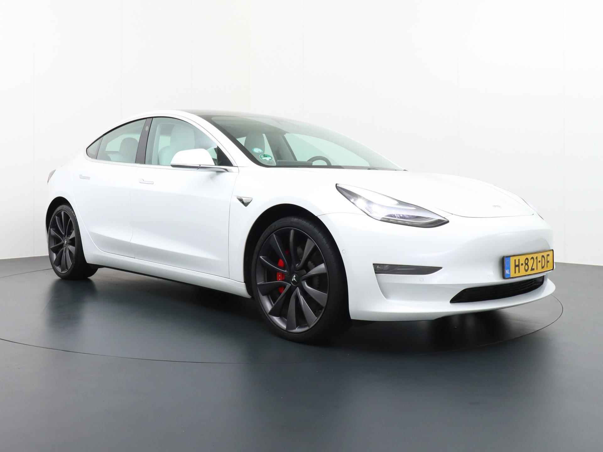 Tesla Model 3 Performance AWD 75 kWh ORG. NL. NAP KM. | WIT LEDER | AUTOPILOT | RIJKLAARPRIJS INCL. 12 MND. BOVAGGARANTIE - 3/35