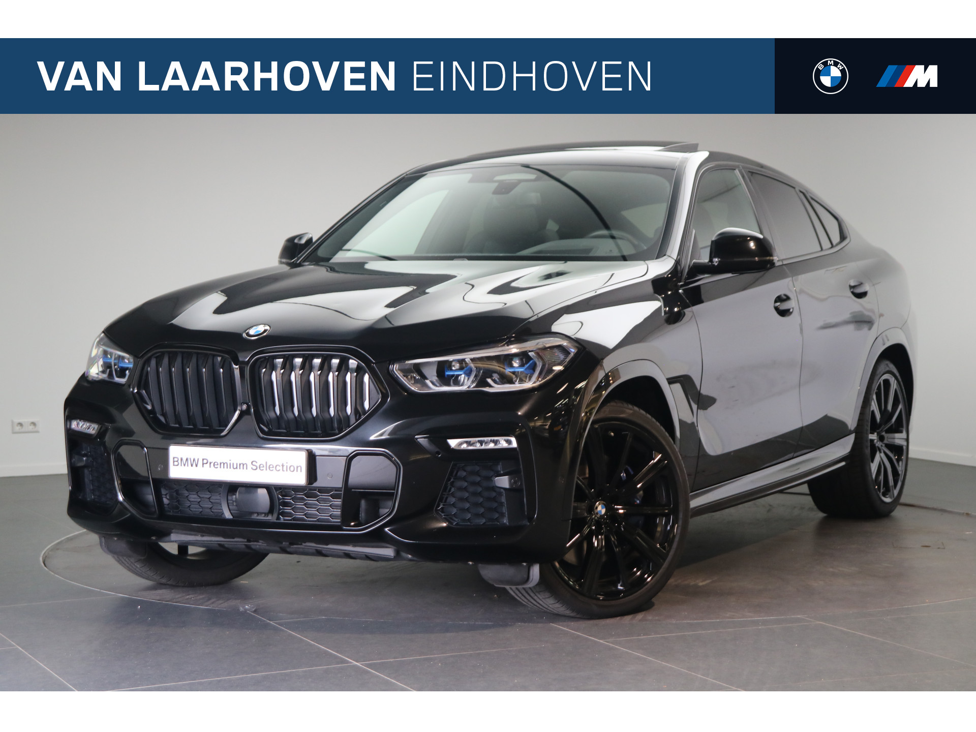 BMW X6 xDrive40i High Executive M Sport Automaat / Panoramadak / Trekhaak / Sportstoelen / Laserlicht / Head-Up / Adaptief M onderstel / Live Cockpit Professional / Parking Assistant Plus