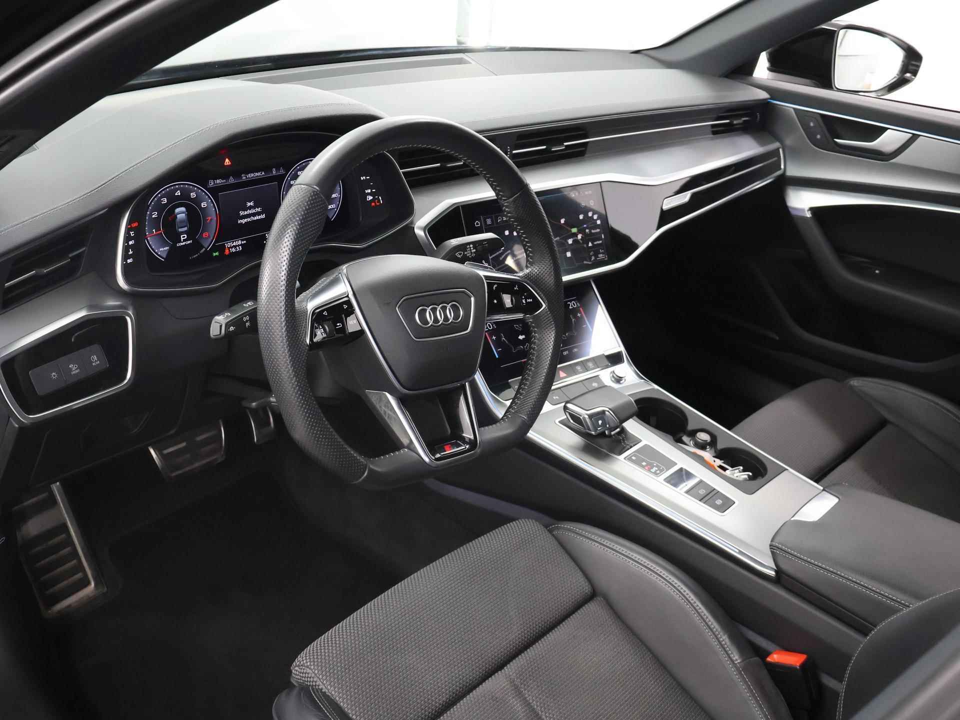 Audi A6 Limousine 45 TFSI S edition | Bluetooth | Cruise control | Climate control | B&O Sound | Sportstoelen + Geheugen | - 8/43