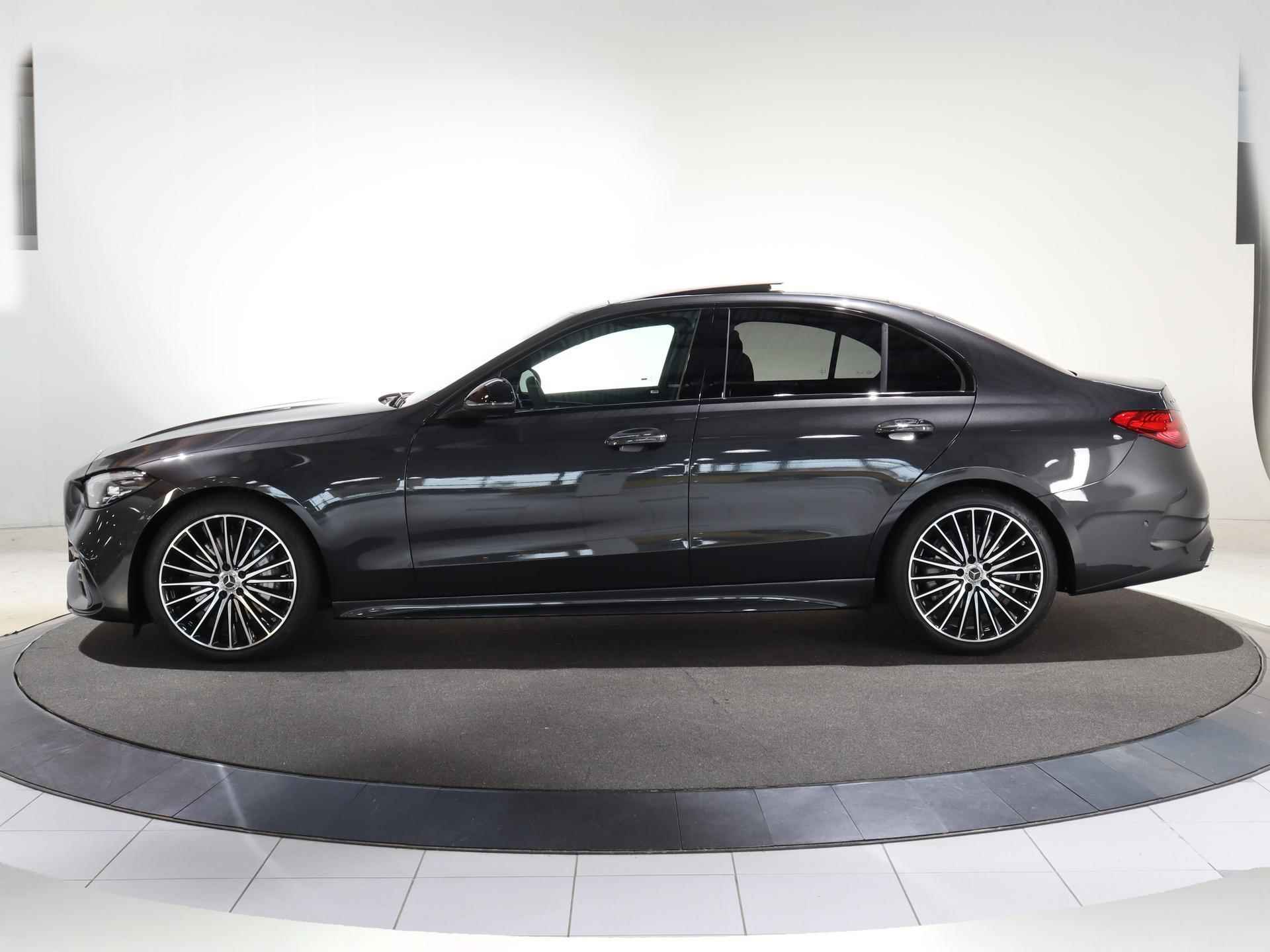 Mercedes-Benz C-klasse 180 AMG Line 19 inch multispaaks | Memory seats | Panoramadak | Led verlichting | Night | - 6/24