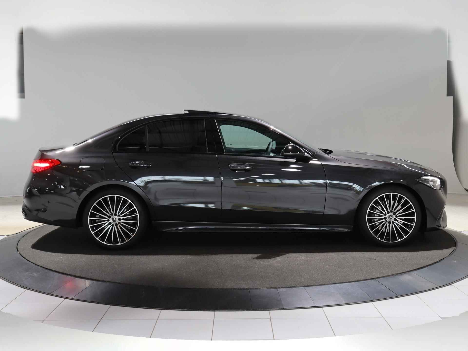 Mercedes-Benz C-klasse 180 AMG Line 19 inch multispaaks | Memory seats | Panoramadak | Led verlichting | Night | - 7/24