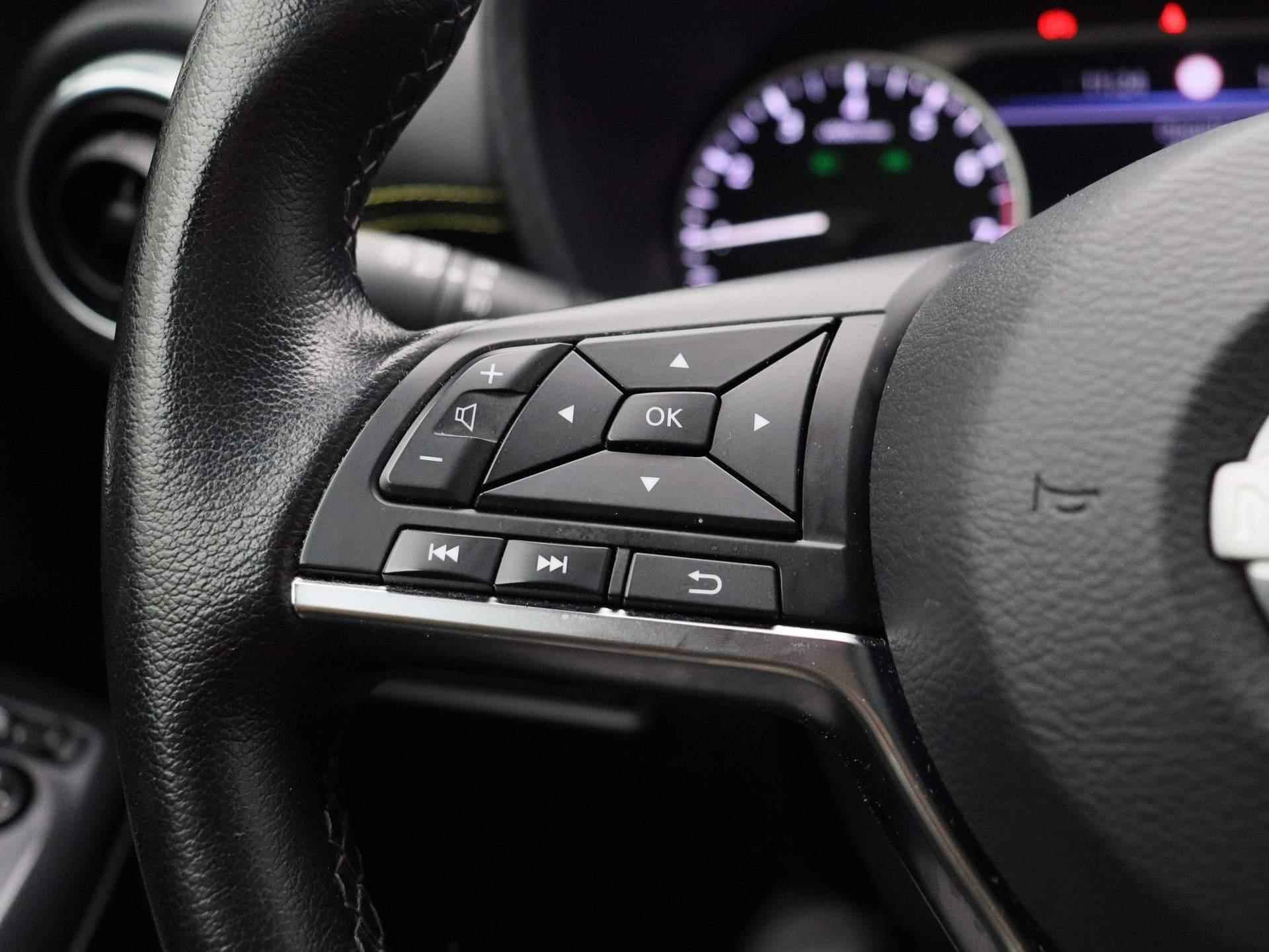 Nissan Juke 1.0 DIG-T Kiiro | 19" LMV | Camera | PDC Voor + Achter | Apple Carplay & Android Auto | Keyless | LED-Verlichting | Half-Lederen Bekleding | Climate Control - 23/38