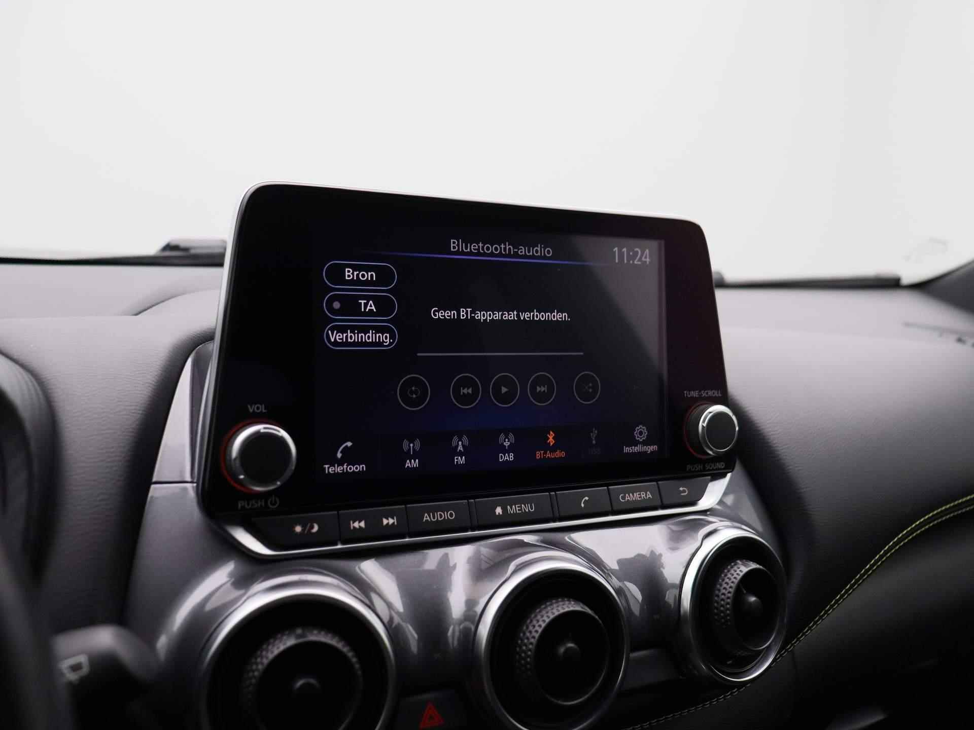 Nissan Juke 1.0 DIG-T Kiiro | 19" LMV | Camera | PDC Voor + Achter | Apple Carplay & Android Auto | Keyless | LED-Verlichting | Half-Lederen Bekleding | Climate Control - 28/38