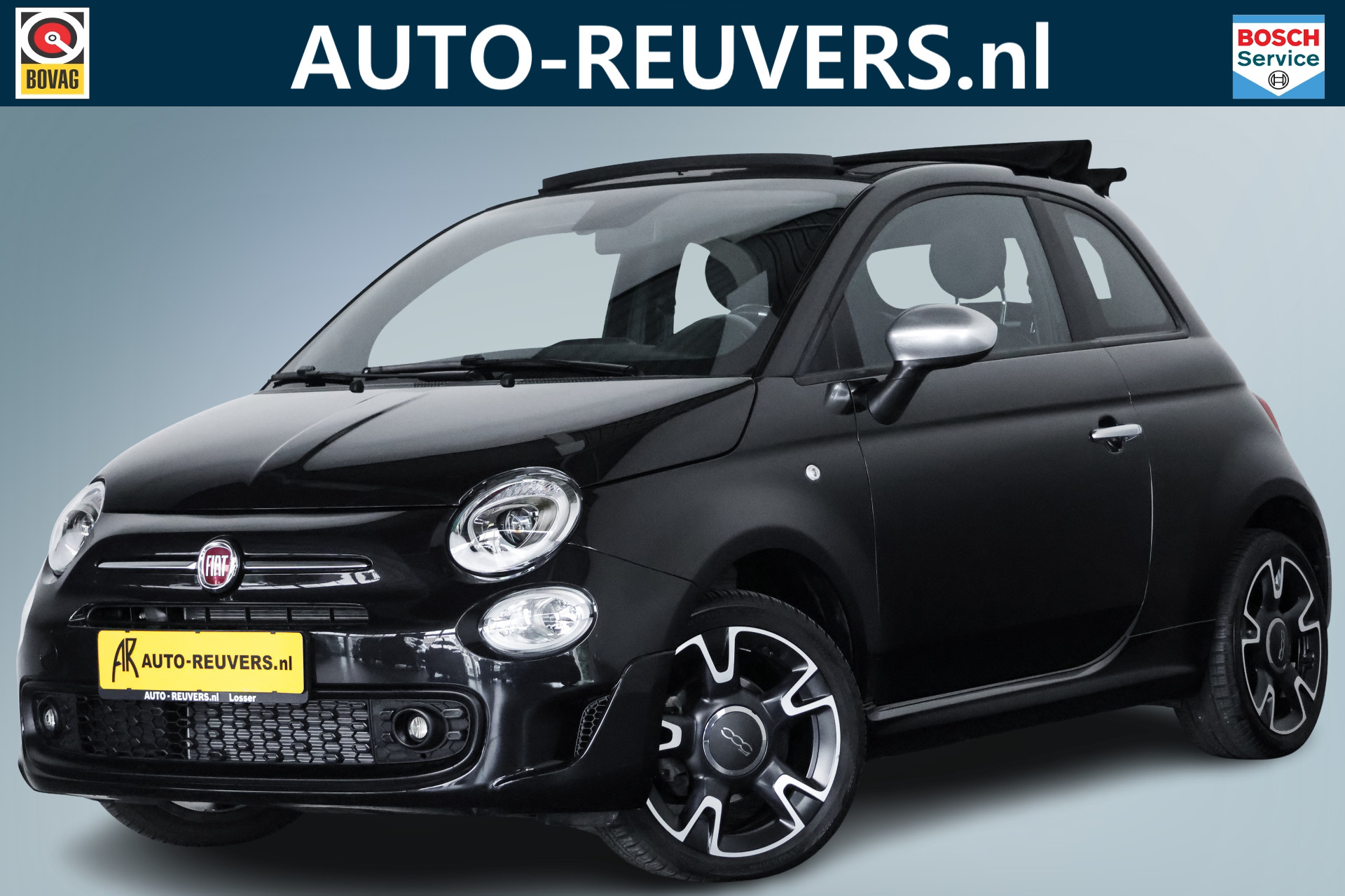 Fiat 500C 1.0 Hybrid Sport / Opendak / Leder / Cruisecontrol / Allseason