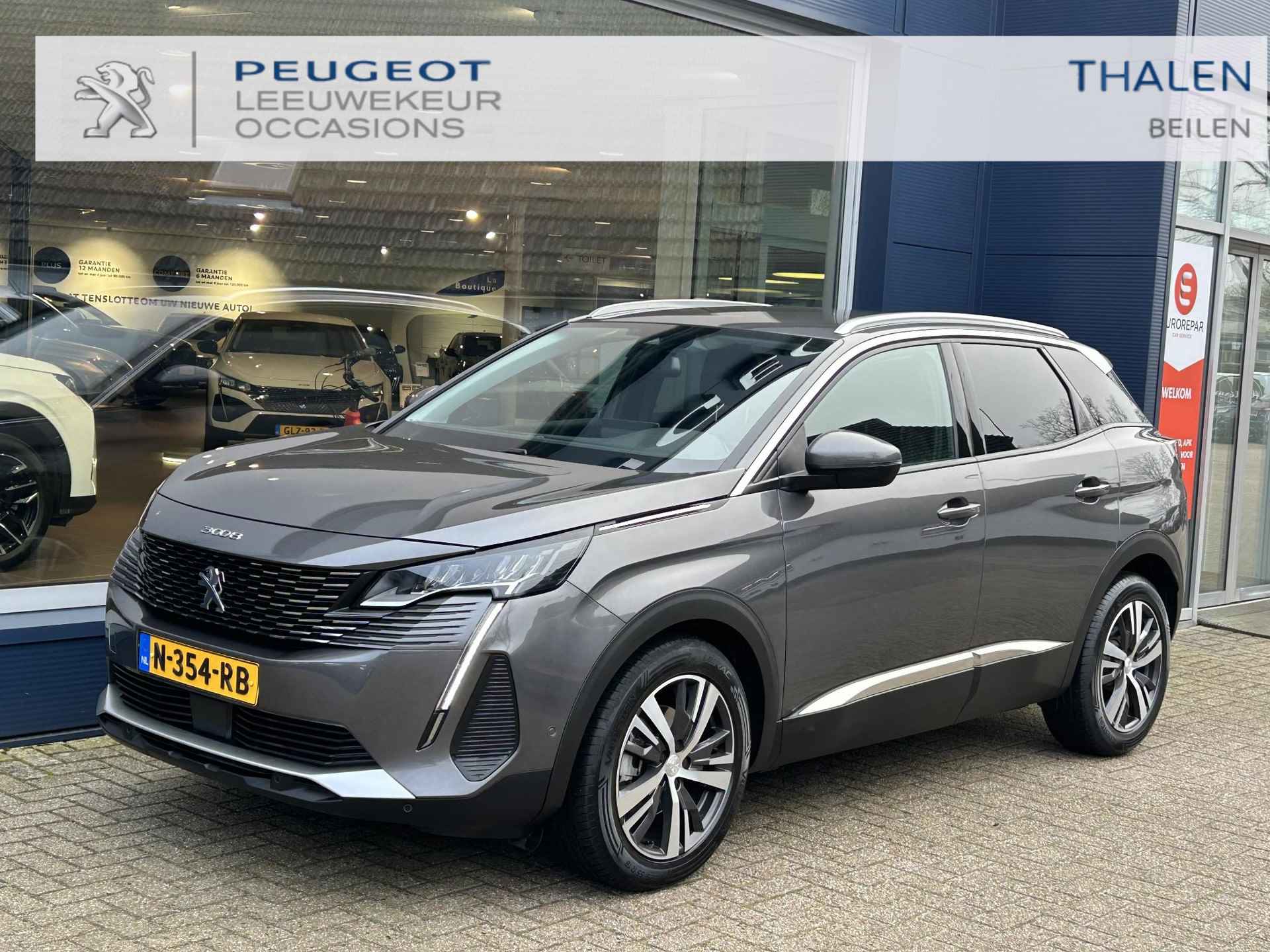 Peugeot 3008 Allure Pack 1.2 Turbo 130 PK | Zeer Complete Uitvoering | Automaat | Electrische Achterklep | Dodehoek detectie | Navigatie | Keyless entry | Stoelverwarming | LED | Parkeercamera | Climate Control.