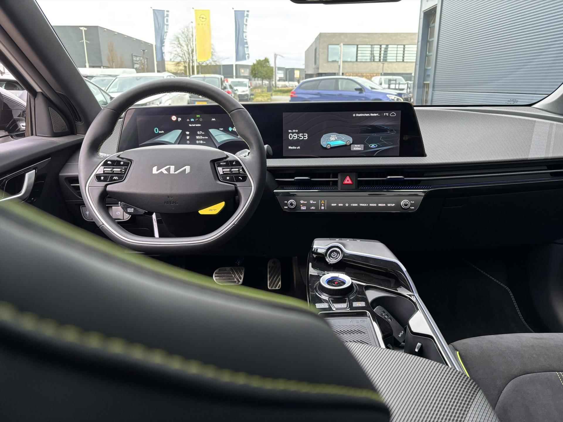 KIA Ev6 77,4kWh 585pk AWD GT | LED | Meridian Audio | Navigatie | 360 camera | Panorama dak | - 12/42