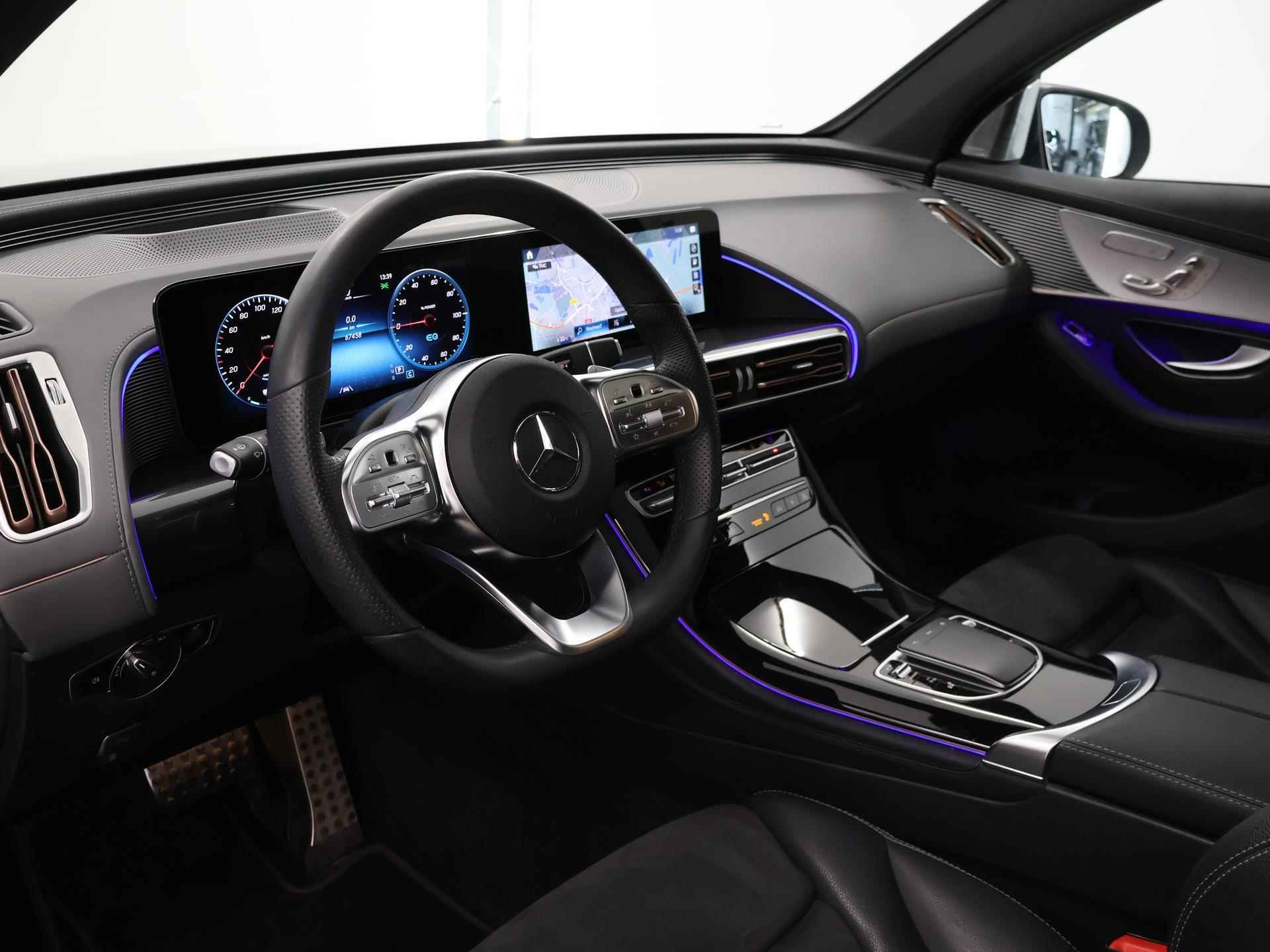 Mercedes-Benz EQC 400 4MATIC AMG 80 kWh | Burmester | Schuifdak | Trekhaak | Memory | Head up Display | - 8/52