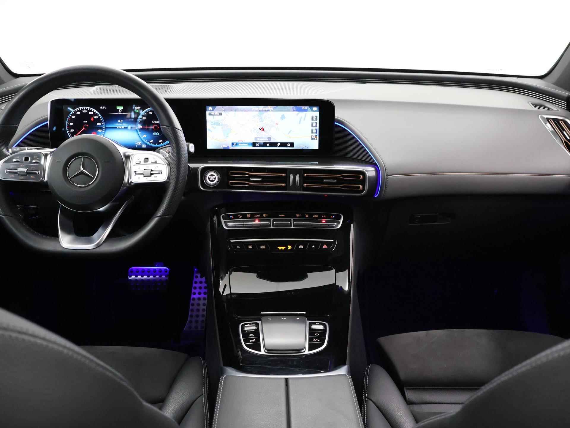 Mercedes-Benz EQC 400 4MATIC AMG 80 kWh | Burmester | Schuifdak | Trekhaak | Memory | Head up Display | - 9/52