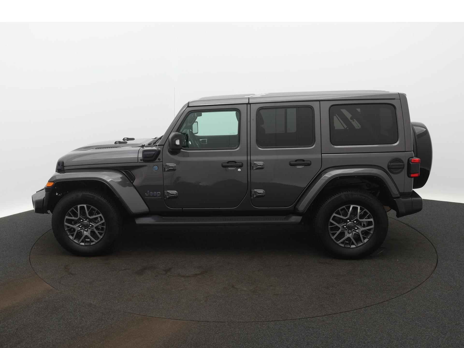 Jeep Wrangler Unlimited 4xe 380 Sahara | Lederen Bekleding | Stoel + Stuurverwarming | Off Road Camera | Navigatie | Apple Carplay | Alpine Premium Audio | - 5/15