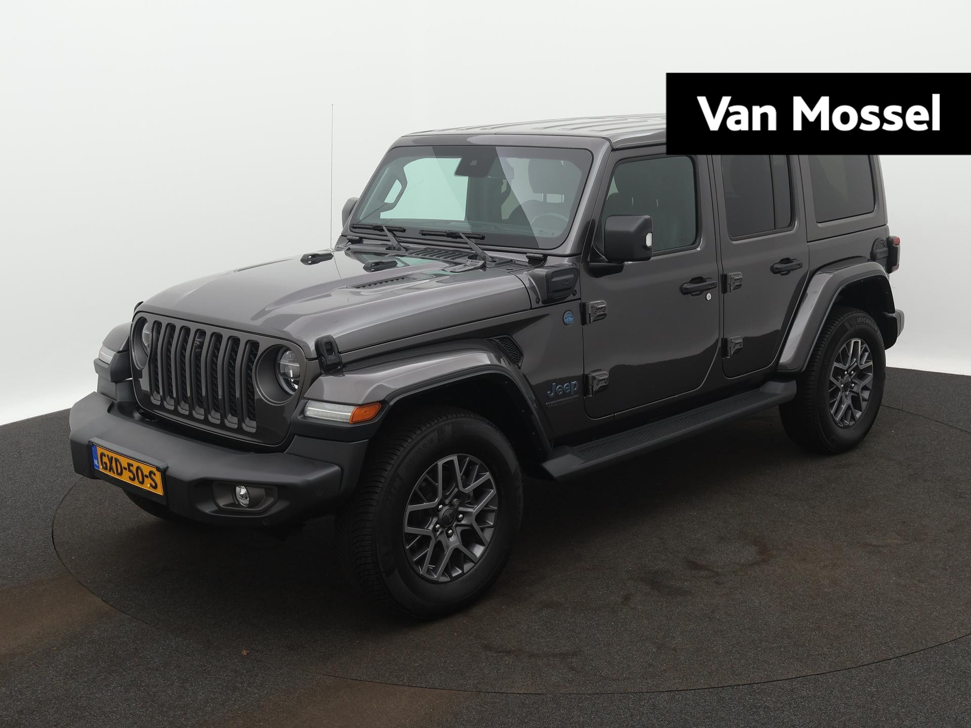 Jeep Wrangler Unlimited 4xe 380 80th Anniversary | Lederen Bekleding | Stoel + Stuurverwarming | Off Road Camera | Navigatie | Apple Carplay | Alpine Premium Audio |