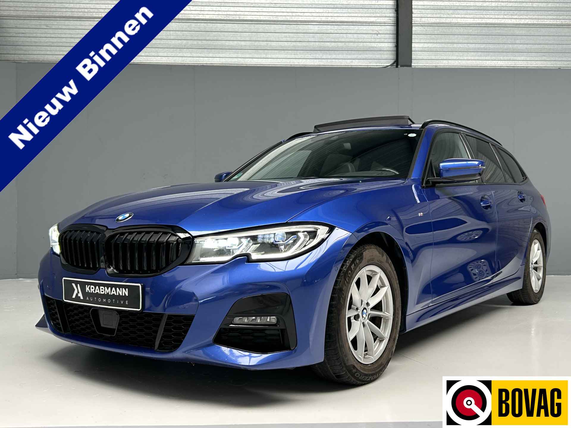 BMW 3 Serie Touring 318d M-Sport Portimao Blue|HUD|Pano|Leder|LED - 1/37