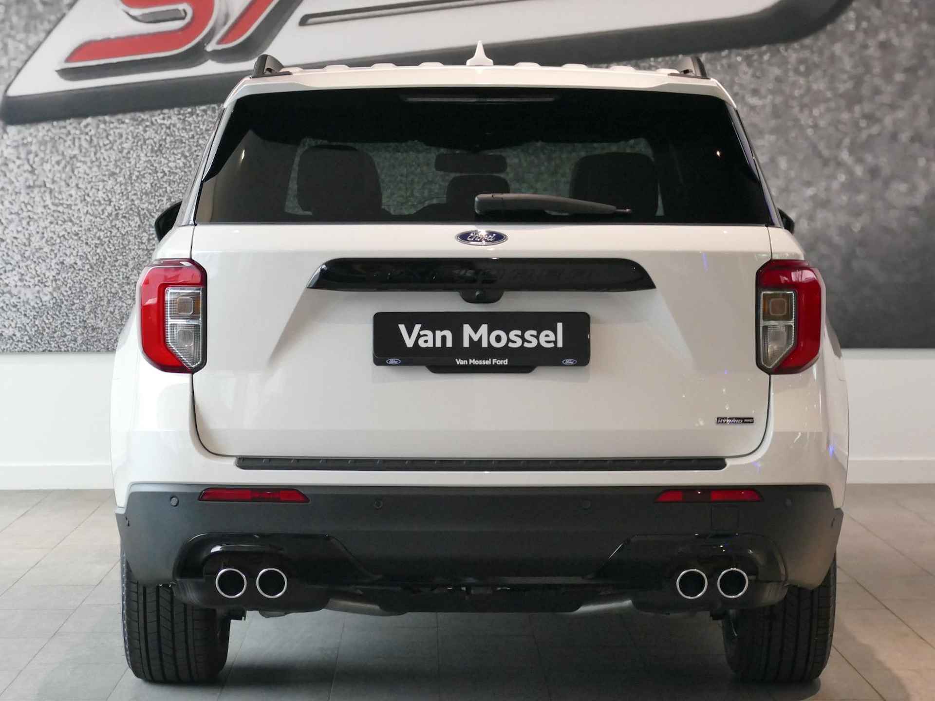 Ford Explorer 3.0 V6 EcoBoost PHEV ST-Line | €10.000,00 KORTING!! | DIRECT UIT VOORRAAD | TREKHAAK | STAR WHITE | - 4/75