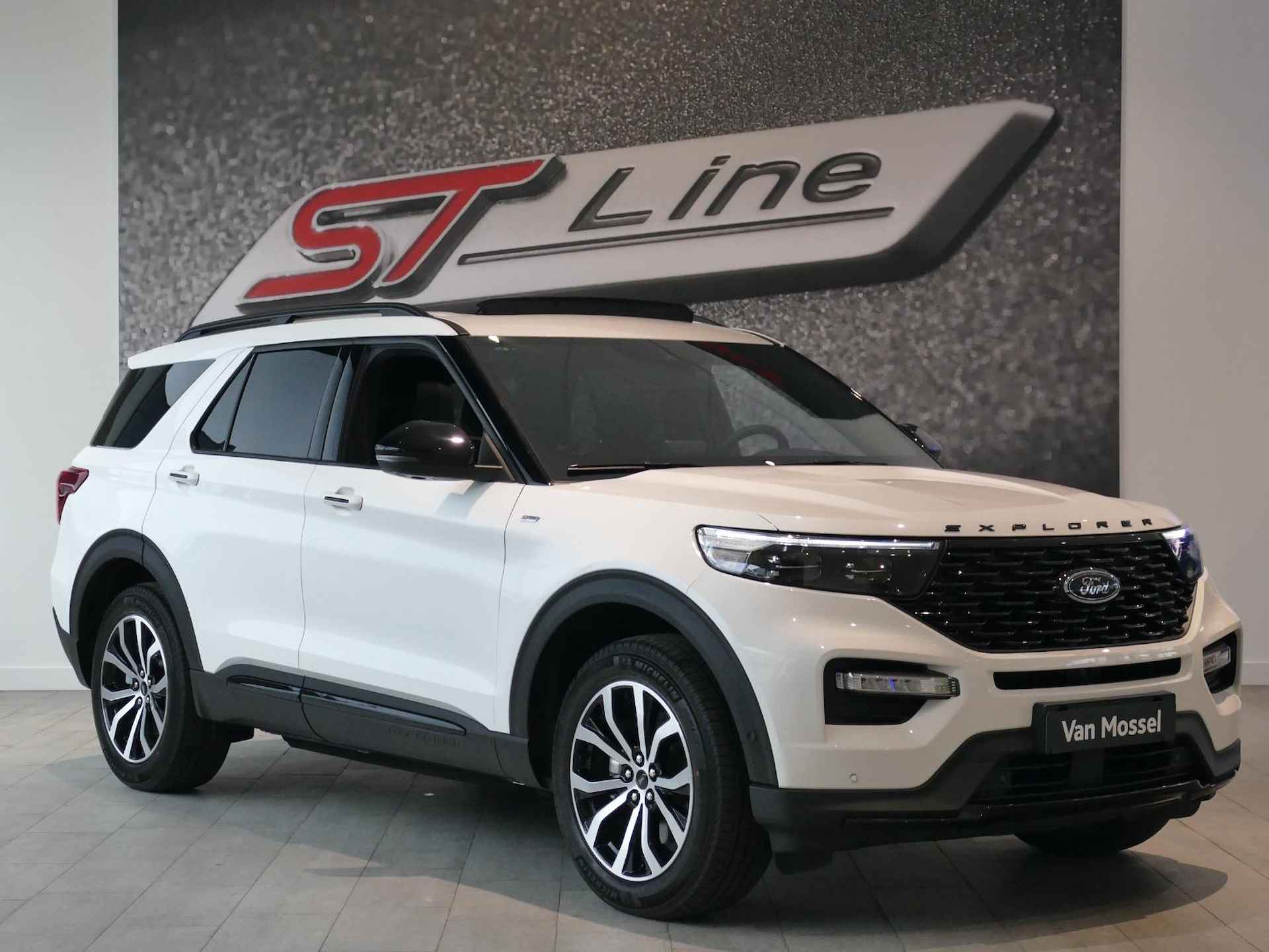 Ford Explorer 3.0 V6 EcoBoost PHEV ST-Line | €10.000,00 KORTING!! | DIRECT UIT VOORRAAD | TREKHAAK | STAR WHITE | - 7/75