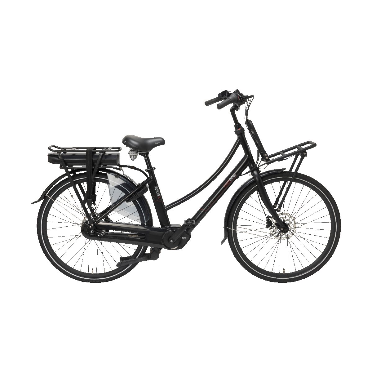 Freebike Bronx N7 middenmotor 75nm 540w/u Dames zwart-mat 51cm 2025