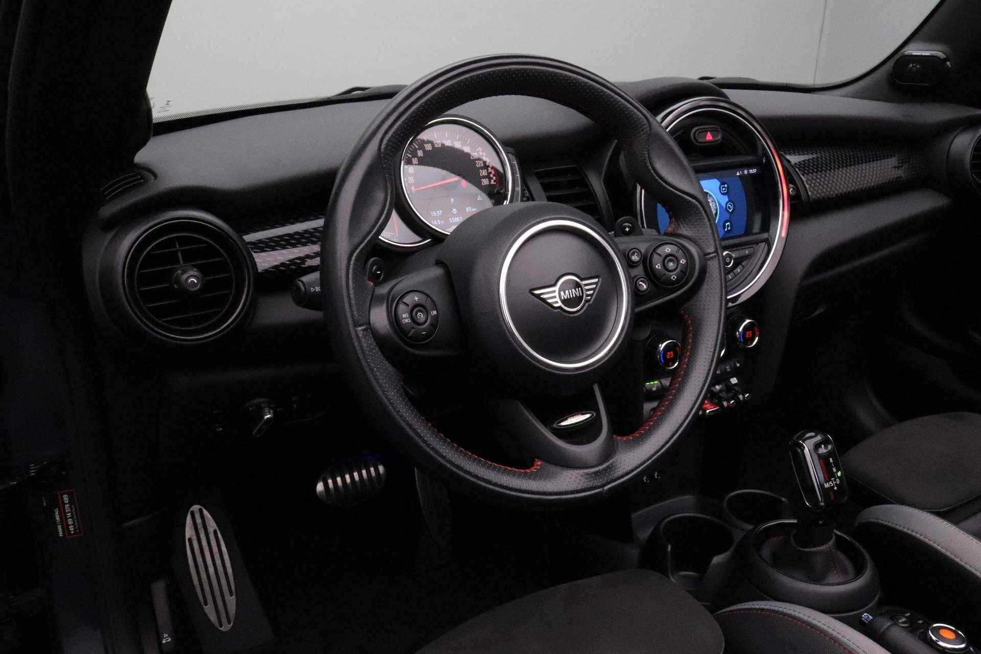 MINI Cabrio 2.0 John Cooper Works Chili | Harman-Kardon Sound System | Comfort Access | PDC Achter | Sportonderstel | ISOFIX | - 17/33