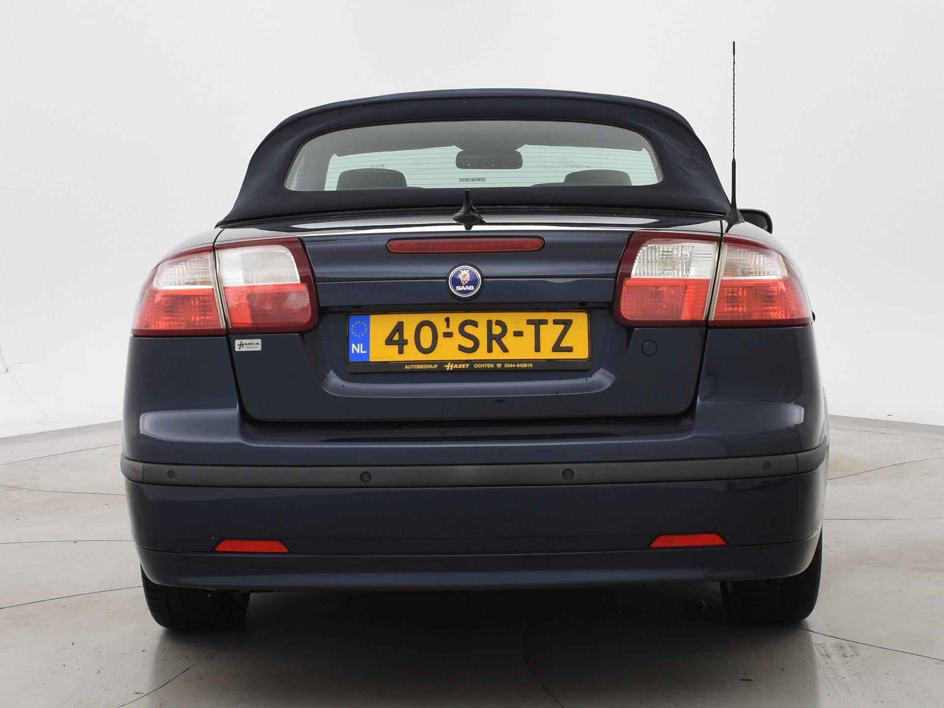 Saab 9-3 Cabrio 1.8t VECTOR + LEDER / STOELVERWARMING - 12/28