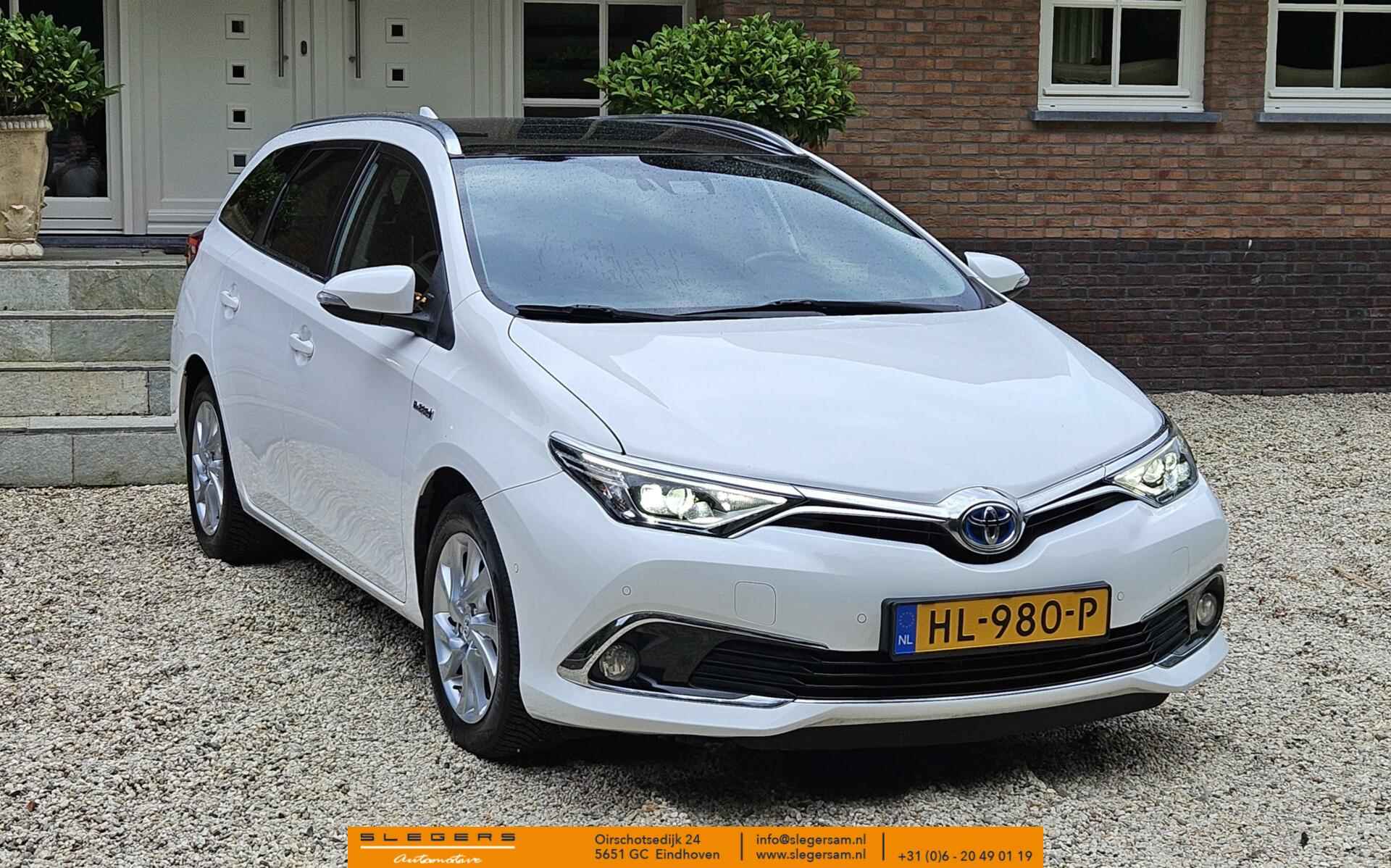 Toyota Auris 1.8 Hybrid Aspiration panoramadak half leer - 7/32