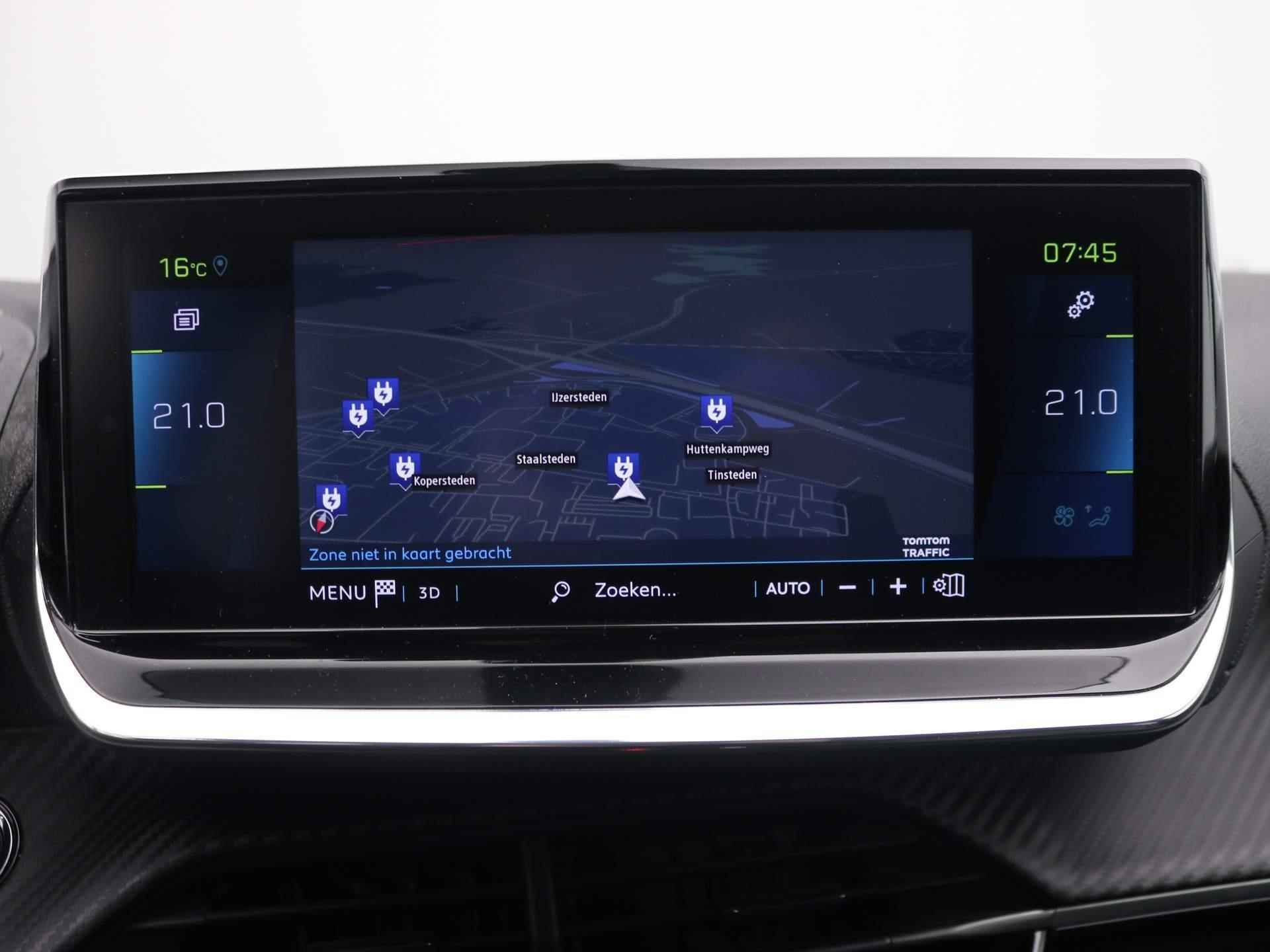 Peugeot e-208 EV Allure 50 kWh | Navi | Apple-Android Play | Cruise | Keyless Go+Entry | LED | PDC | Bluetooth | Verkeersbord detectie | Rijstrooksensor | SUPER SALE - 11/37