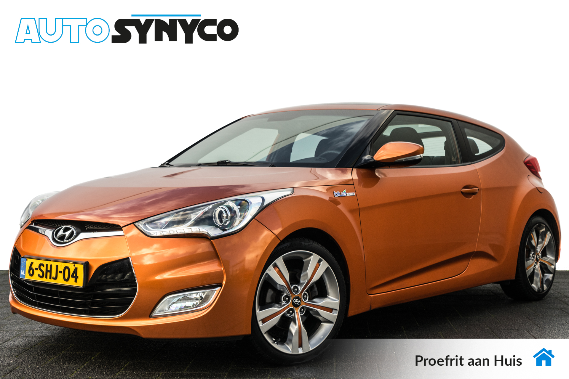 Hyundai Veloster 1.6 GDI i-Vision | 18inch | Panoramadak | Cruise control | Achteruitrijcamera | Half leder