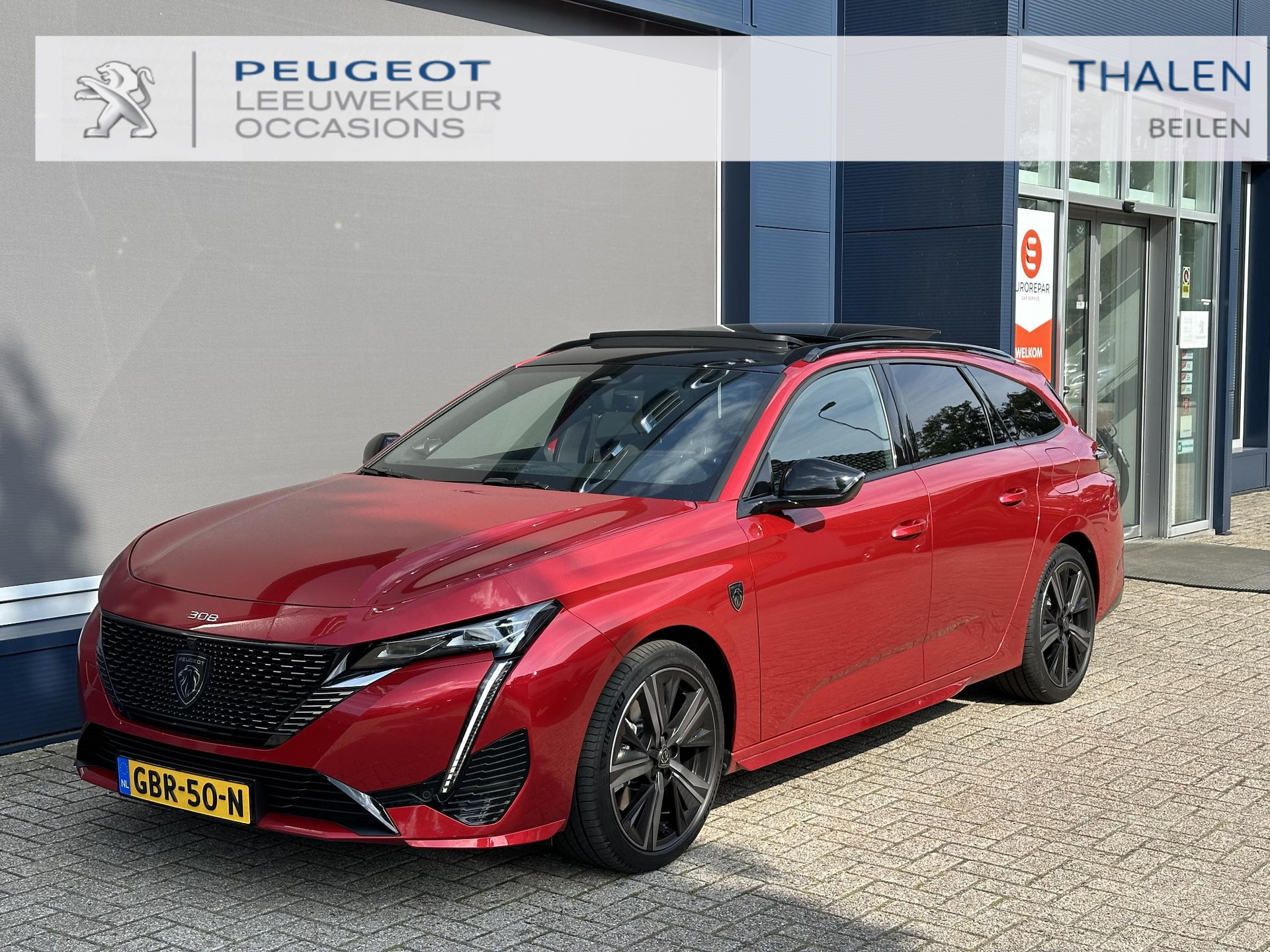 Peugeot 308 SW 1.6 Plug-in Hybrid 225 GT  | Meest Complete Uitvoering ! | Alcantara - Leder Interieur | Panorama Schuif- / Kanteldak | Trekhaak 1450 KG | FOCAL Audio | Stoelverwarming & Massage | Elektrische Kofferklep | Matrix LED Verlichting | 18" PORTLAND Velgen |