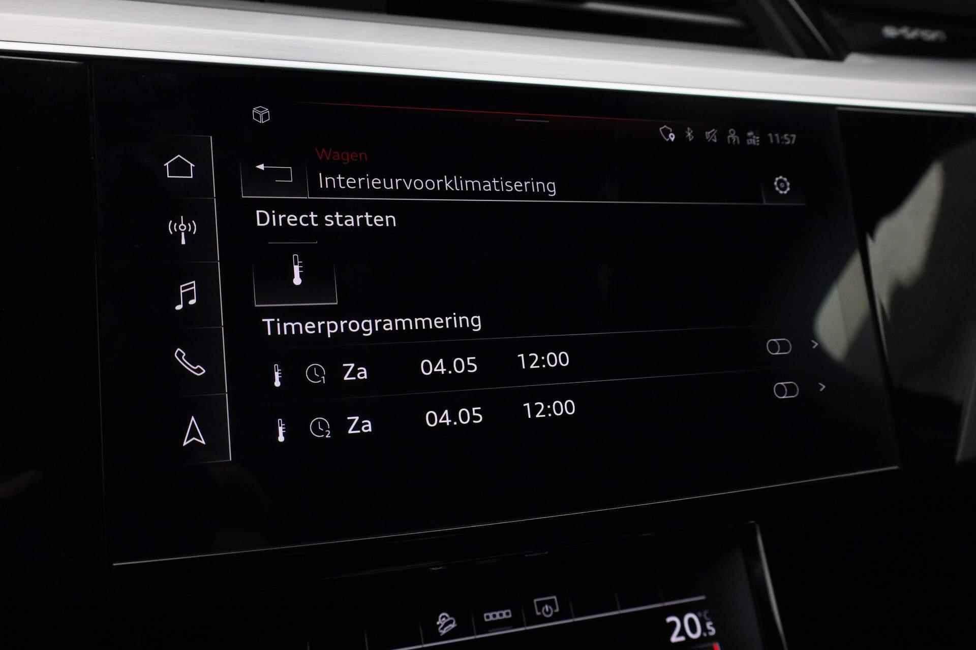Audi e-tron 50 quattro S edition 71 kWh 313PK | Pano | Trekhaak | B&O | Valcona leer | Zwart optiek | Camera | 21 inch | Keyless - 12/49