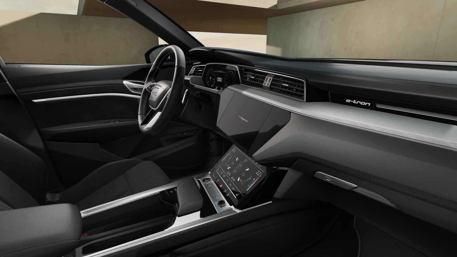 Audi Q8 Sportback e-tron 50 quattro 340pk S Edition 95 kWh | Panoramadak | Matrix LED Koplampen - 7/14