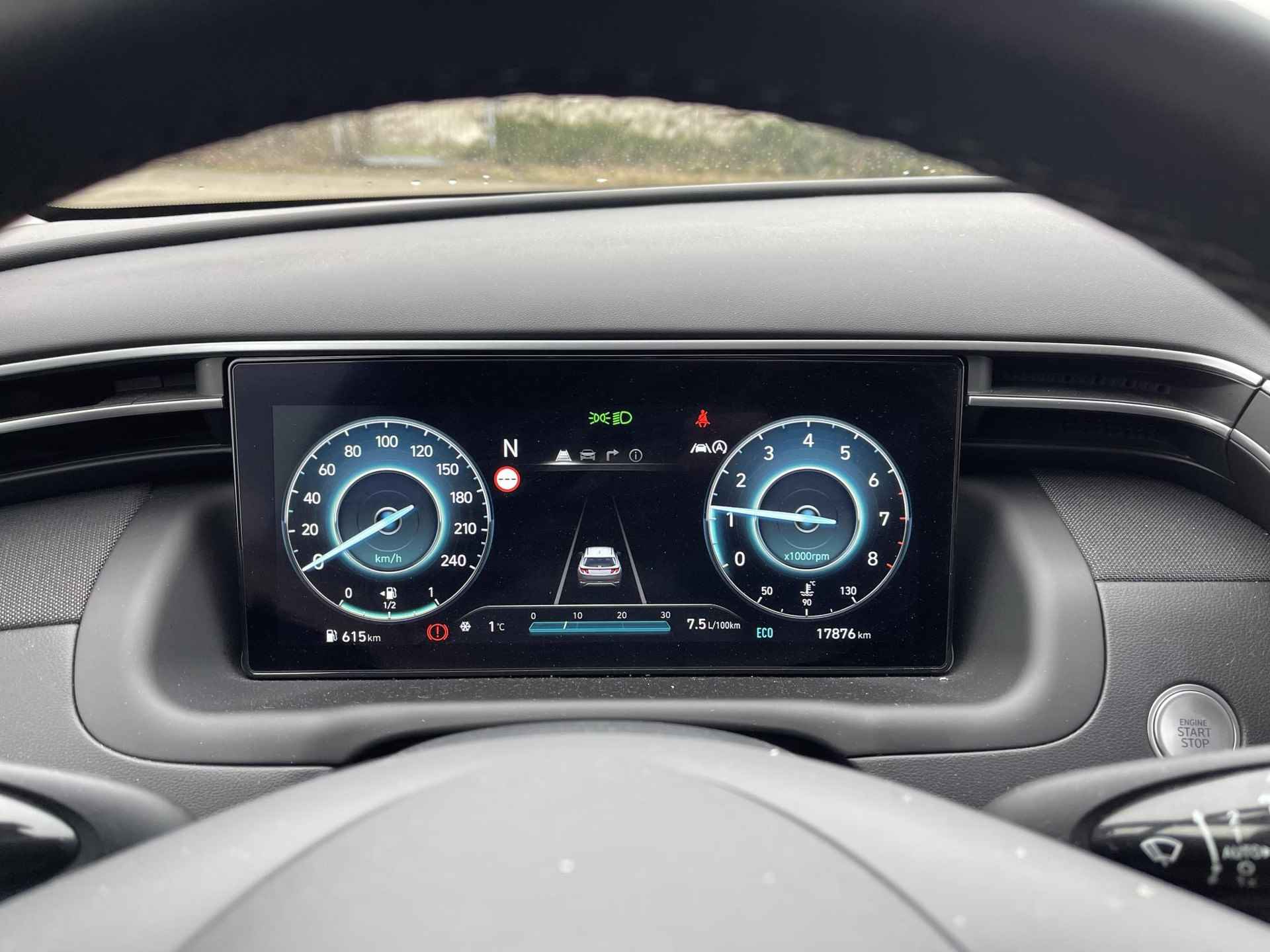 Hyundai Tucson 1.6 T-GDI MHEV Premium / PRIJS = RIJKLAAR! / Vol-Leder | Digitaal Instrumentenpaneel | Adapt. Cruise Control | Apple Carplay/Android Auto | Stoelverwarming | Dodehoek Detectie | 360° Camera - 28/29