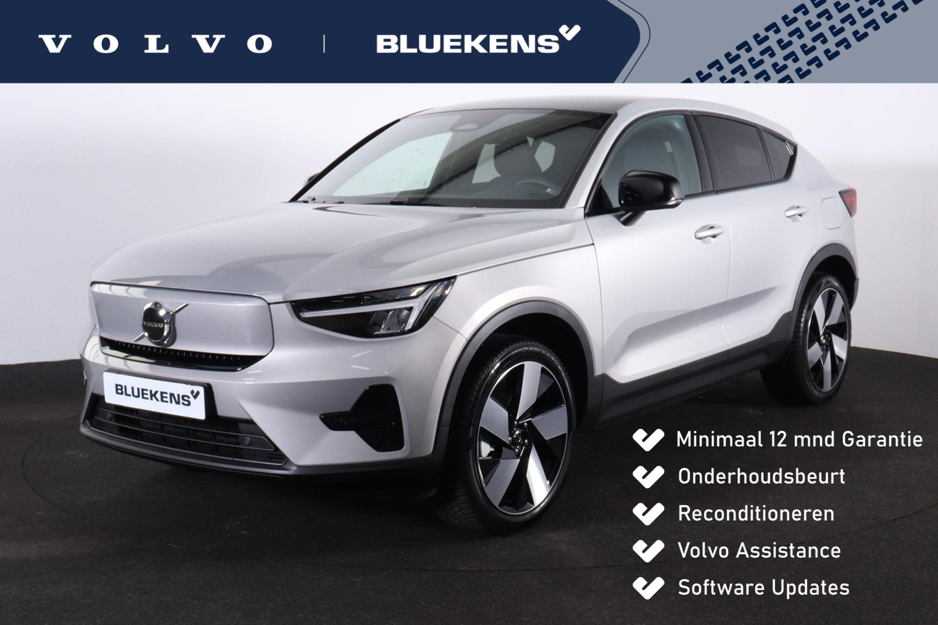 Volvo C40 Single Motor Extended Range Plus 82 kWh - Panoramadak - Parkeercamera achter - Luxe bekleding - Verwarmde voorstoelen & stuur - Parkeersensoren voor & achter - Extra getint glas - 20' LMV