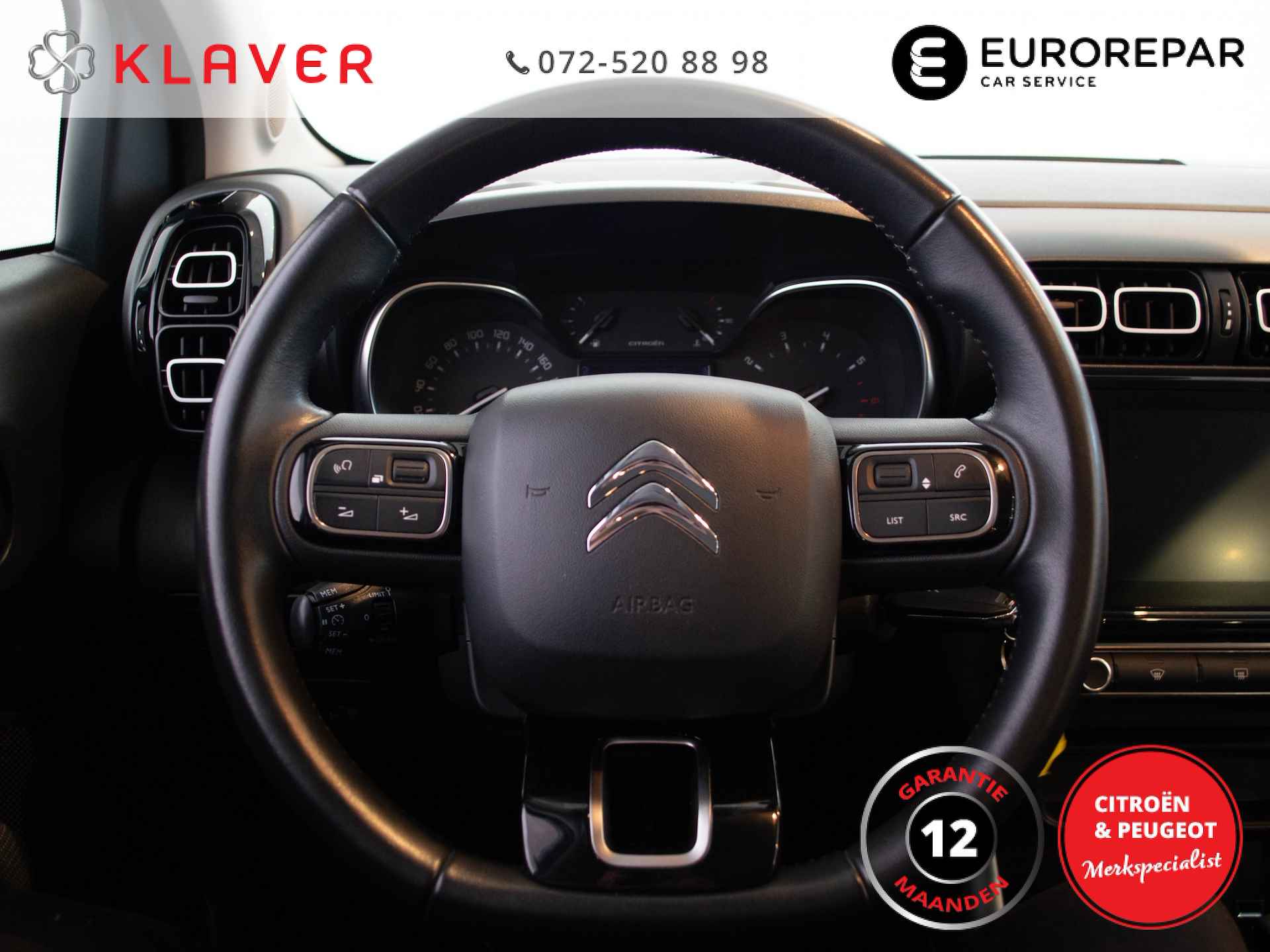 Citroen C3 Aircross 110PK S&S Feel Automaat | Navi | Climate | Sensor achter - 16/33