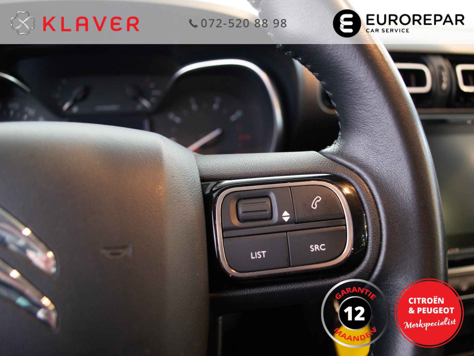 Citroen C3 Aircross 110PK S&S Feel Automaat | Navi | Climate | Sensor achter - 18/33