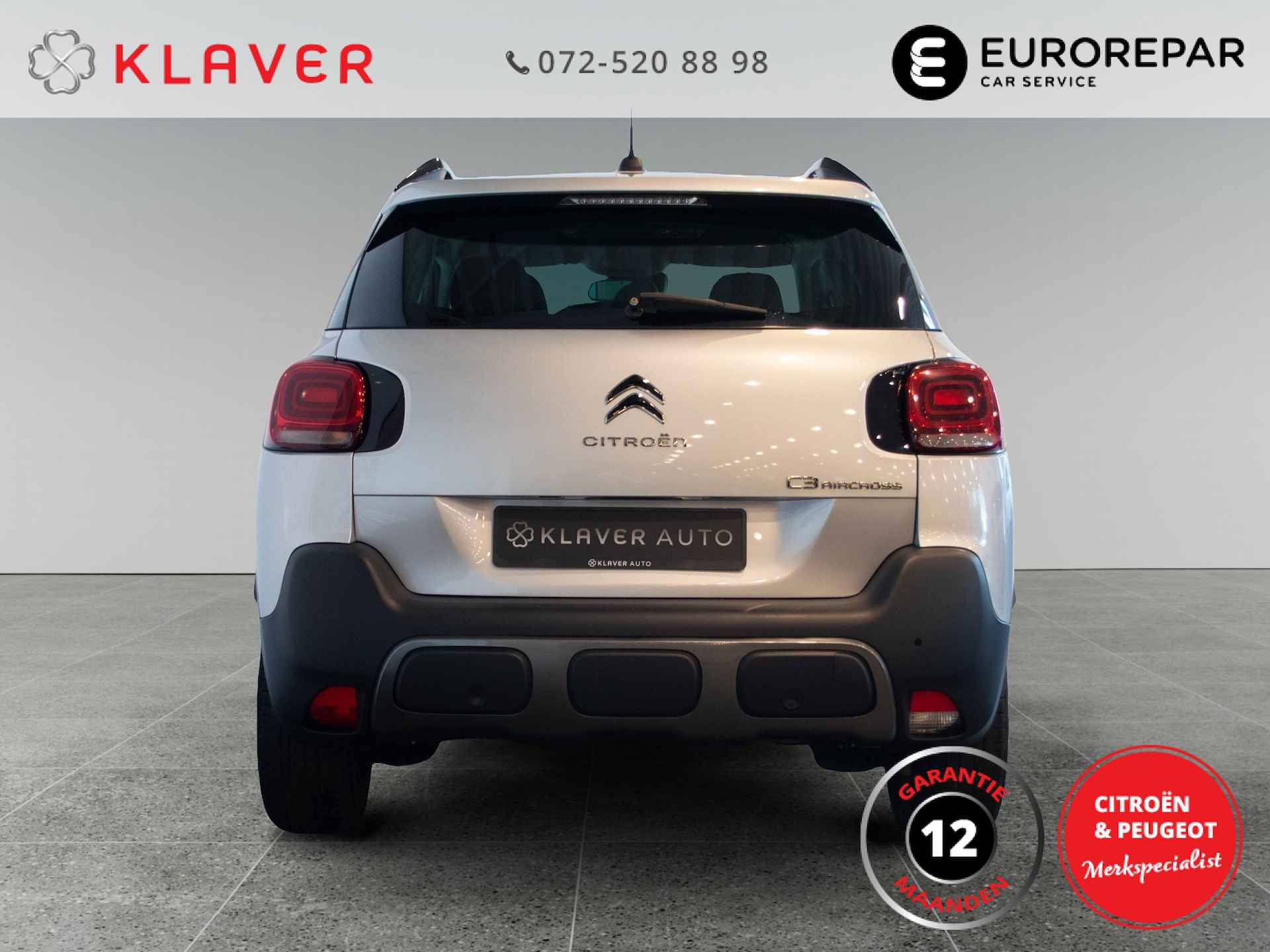 Citroen C3 Aircross 110PK S&S Feel Automaat | Navi | Climate | Sensor achter - 6/33