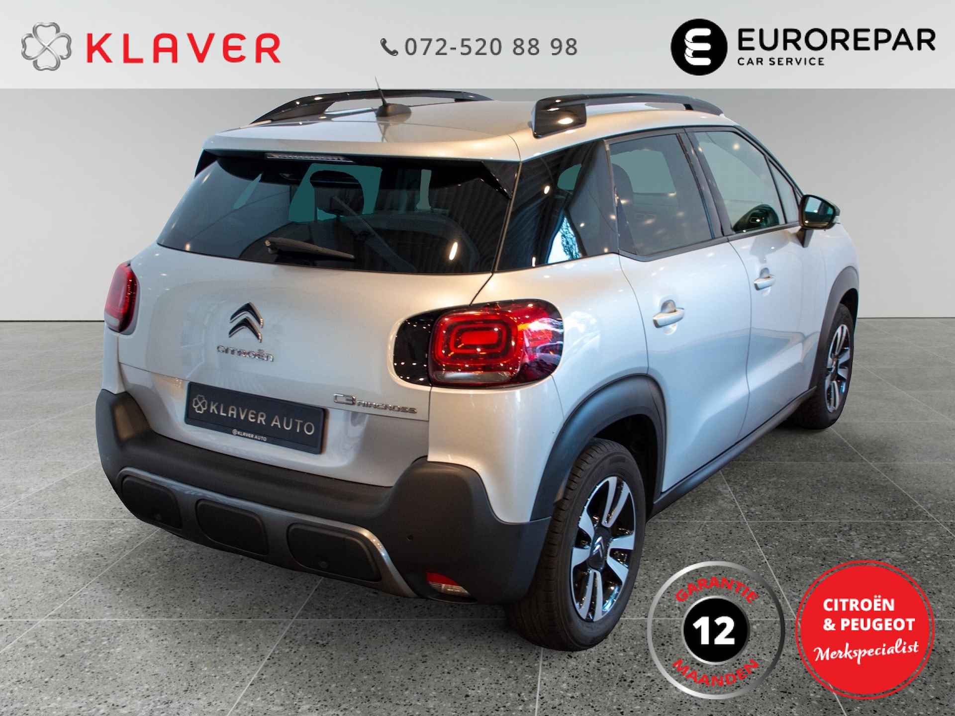 Citroen C3 Aircross 110PK S&S Feel Automaat | Navi | Climate | Sensor achter - 9/33