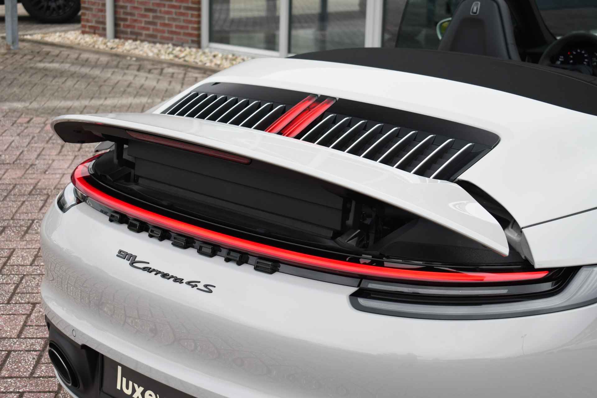 Porsche 911 Cabriolet 3.0 Carrera 4S 450pk Ceramic | Kreide | Chrono | Sportuitlaat | Bose - 72/85