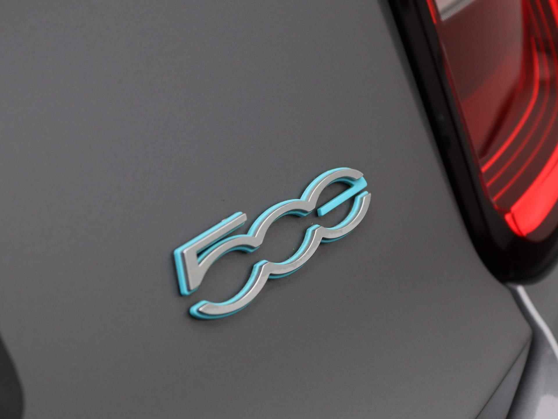 Fiat 500 Icon 42 kWh | Navi | CARPLAY | ECC | Cam | LMV | LED | KEYLESS | €2000,- SUBSIDIE! | - 31/35