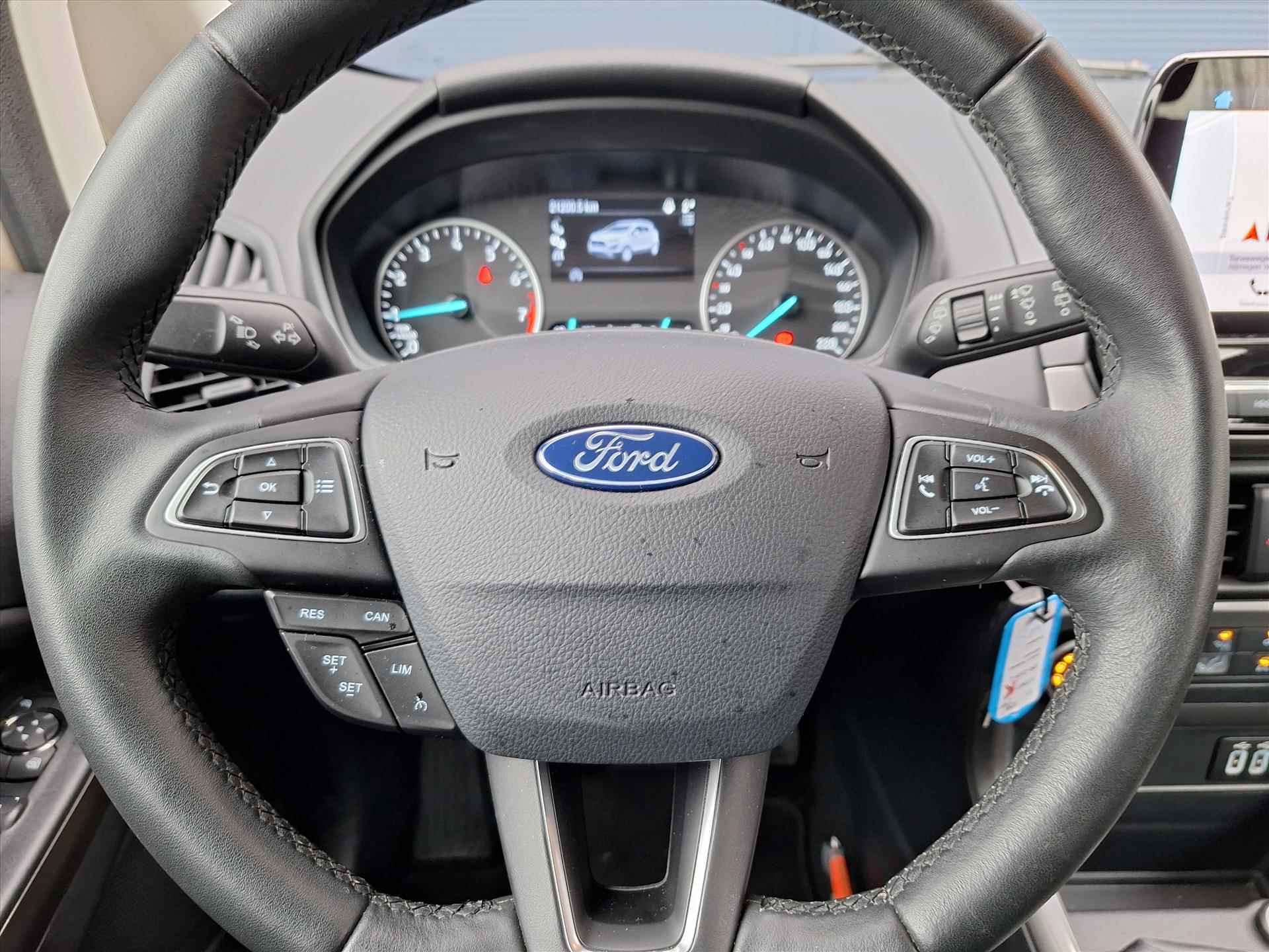 FORD Ecosport 1.0 EcoBoost 125pk Trend Ultimate | Navigatie | Airco | Parkeersensoren Achter | MAAR 21000 KILOMETER!!!| - 10/32