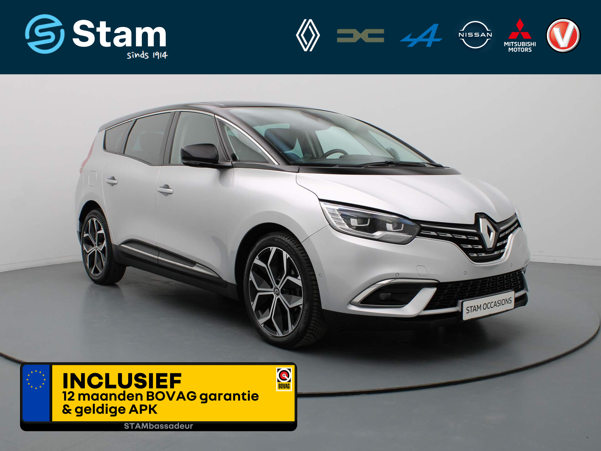 Renault Grand Scénic TCe 140pk Intens EDC/AUTOMAAT BOSE | Camera | Climate | Leder | Navi | Parksens.