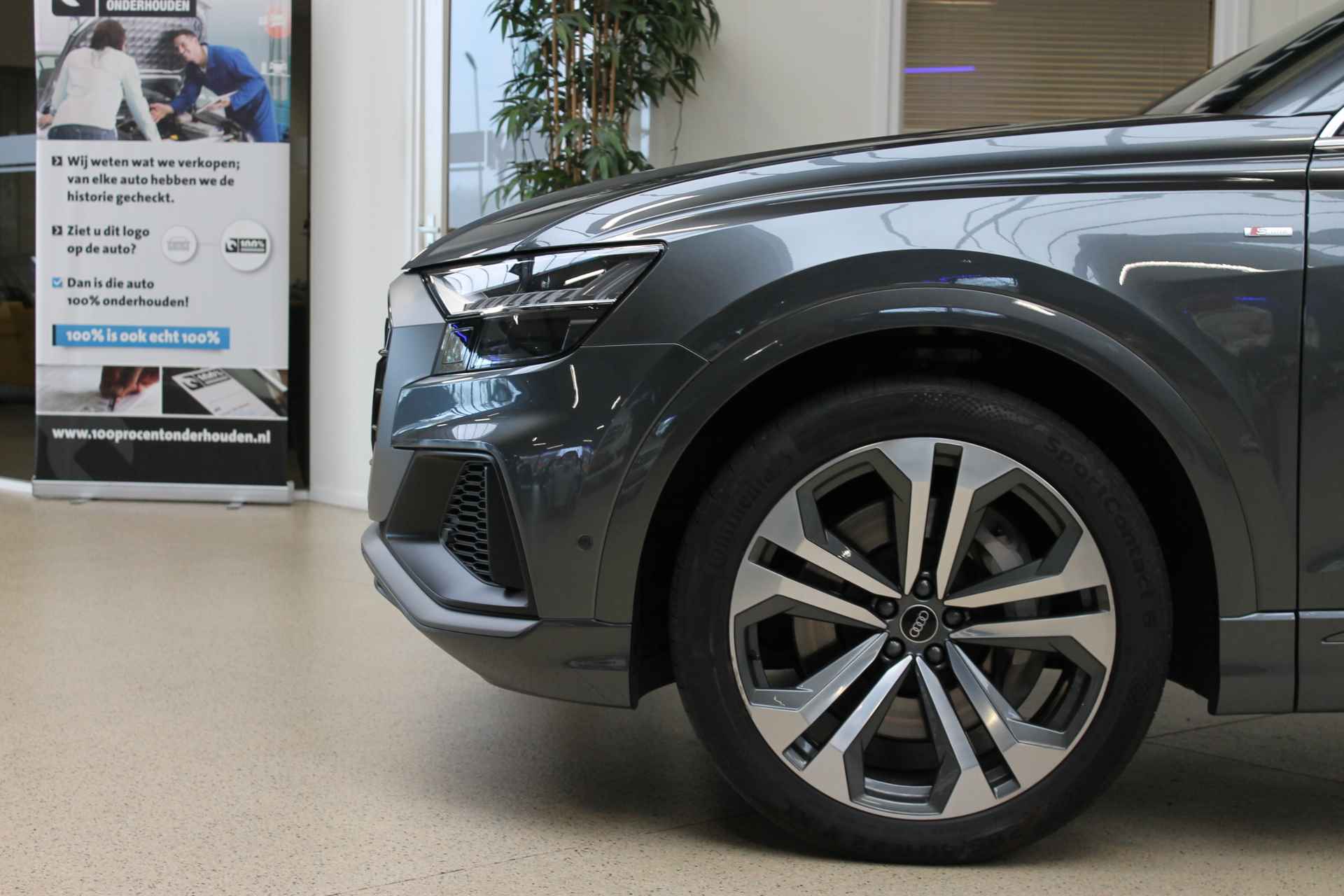 Audi Q8 55 TFSIe 380pk quattro Pro Line S | Luchtvering | Stoelen elek verstelbaar + geheugen, geventileerd & verwarmd | 360° camera | 100% (Dealer) onderhouden label - 10/75