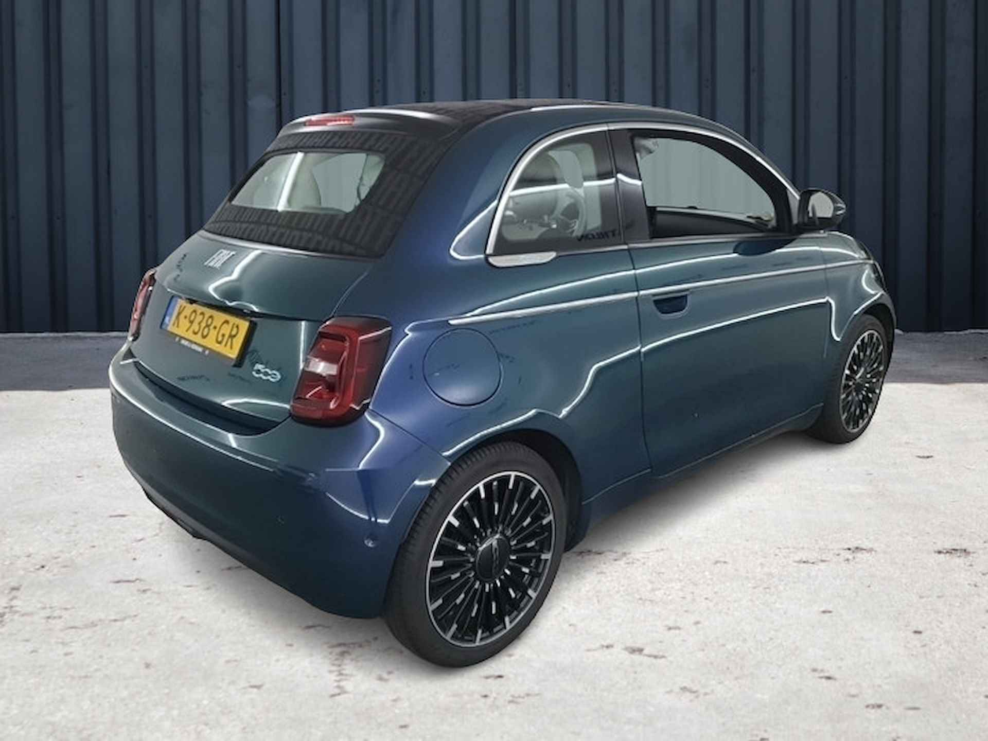 Fiat 500C La Prima 42 kWh (119 PK) 1e-Eig. Fiat-Dealer-Onderh. BOVAG-Garantie. NL-Auto. Parelmoer, Leer, Elek.-Schuifdak, Navigatie/Apple-Carplay/Android-Auto, Adaptive-Cruisecontrol, Keyless-Entry/Start, Parkeersensoren-V+A,  DAB, Lm-Velgen-17Inch, Privacy-Glas - 4/24