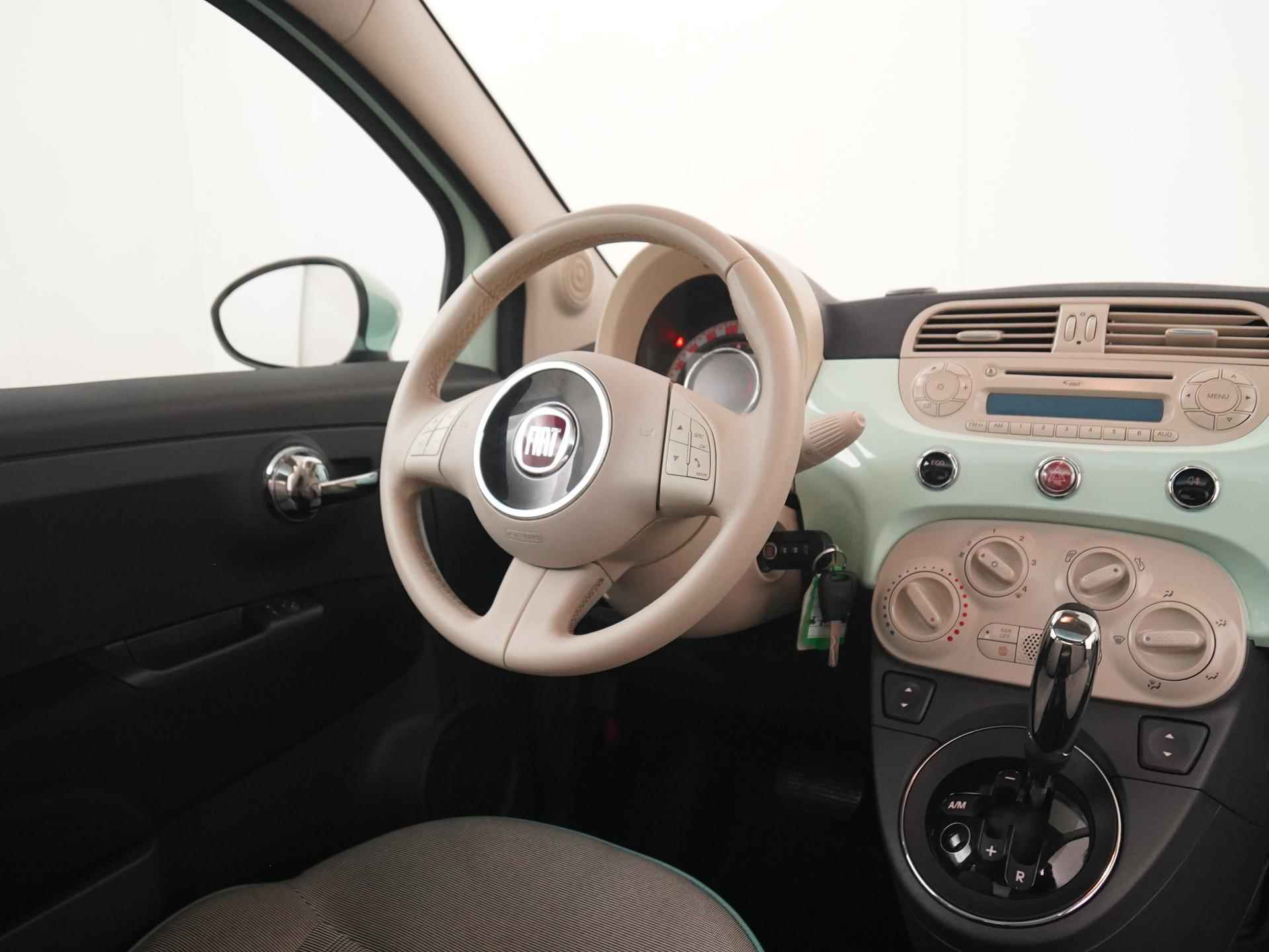 Fiat 500 0.9 TwinAir Turbo Lounge Automaat | Panoramadak | Parkeersensor | Lichtmetalen Velgen | Zondag Open! - 5/29