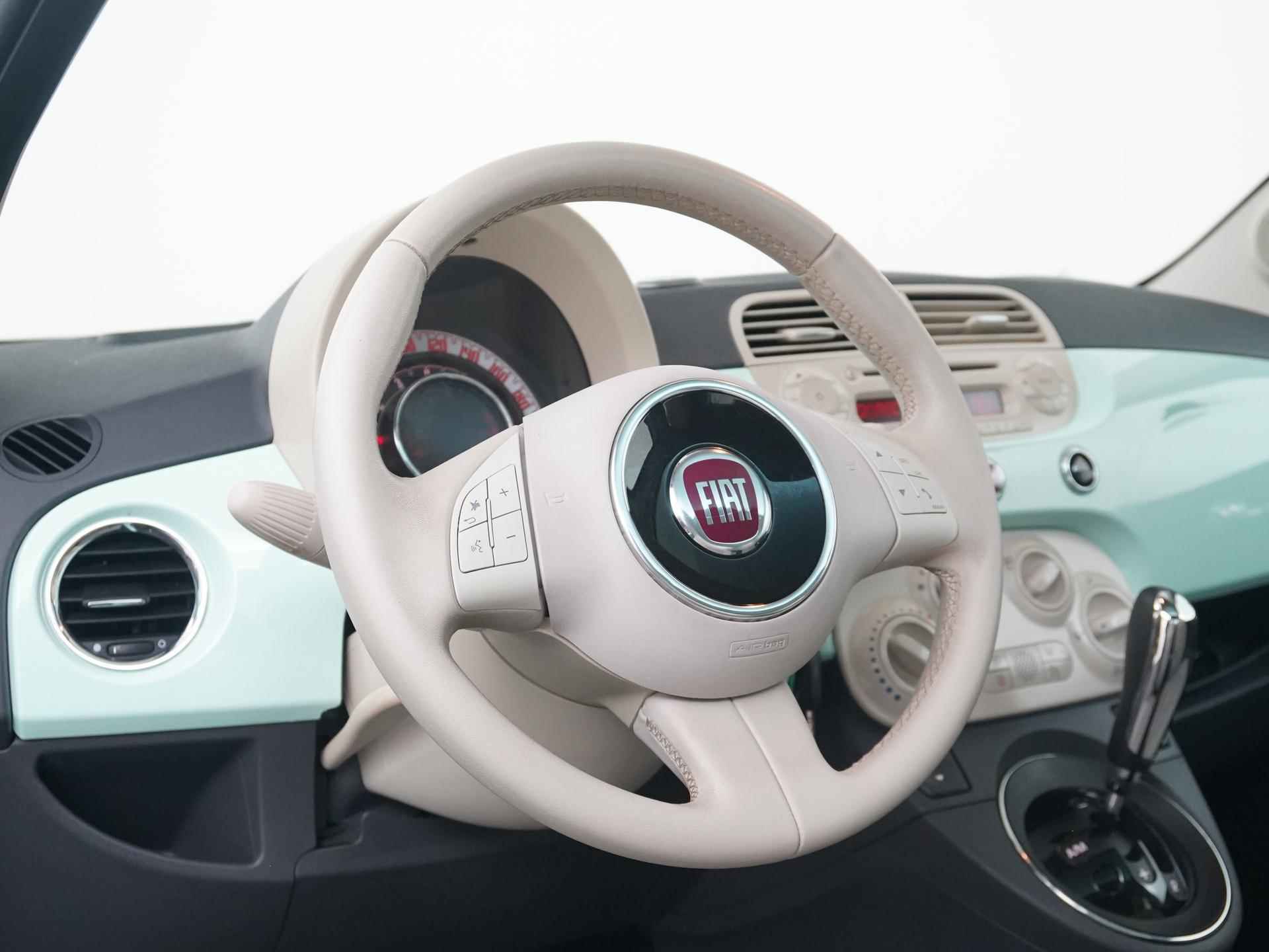 Fiat 500 0.9 TwinAir Turbo Lounge Automaat | Panoramadak | Parkeersensor | Lichtmetalen Velgen | Zondag Open! - 25/29